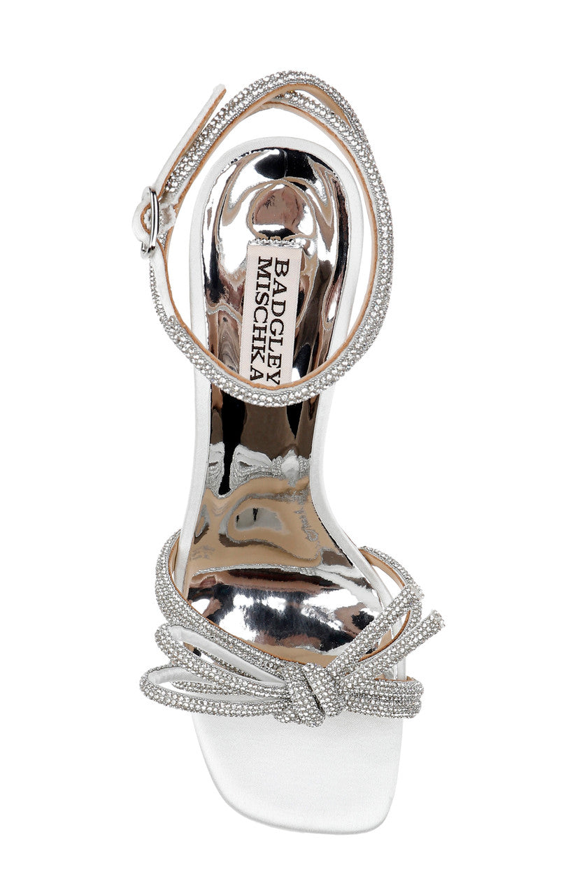 badgley-mischka-effie-heels-stiletto-silber-schleife-85mm-satin image 5