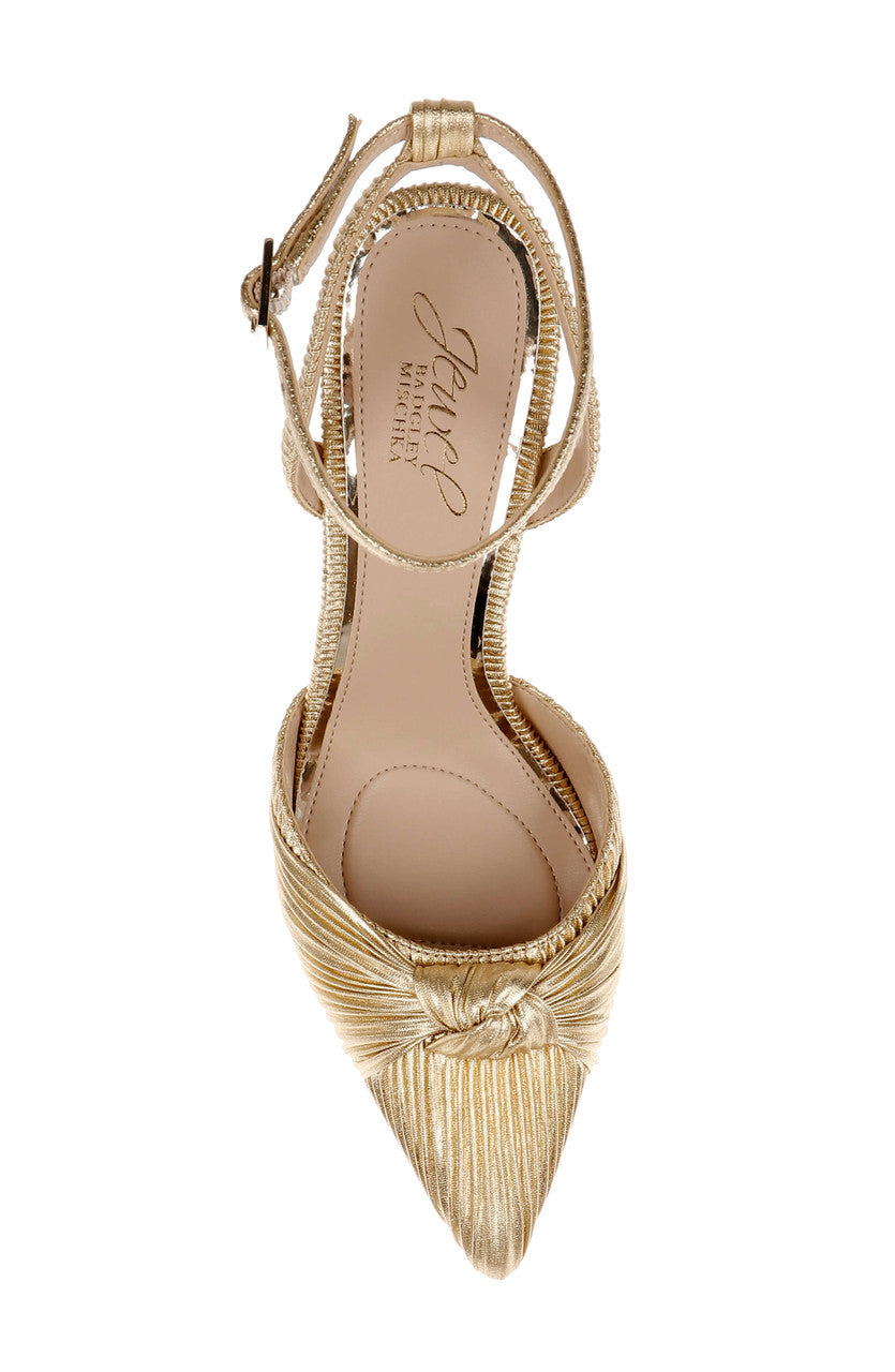 badgley-mischka-enid-pumps-silber-stoff-mit-kn-chelriemen image 5
