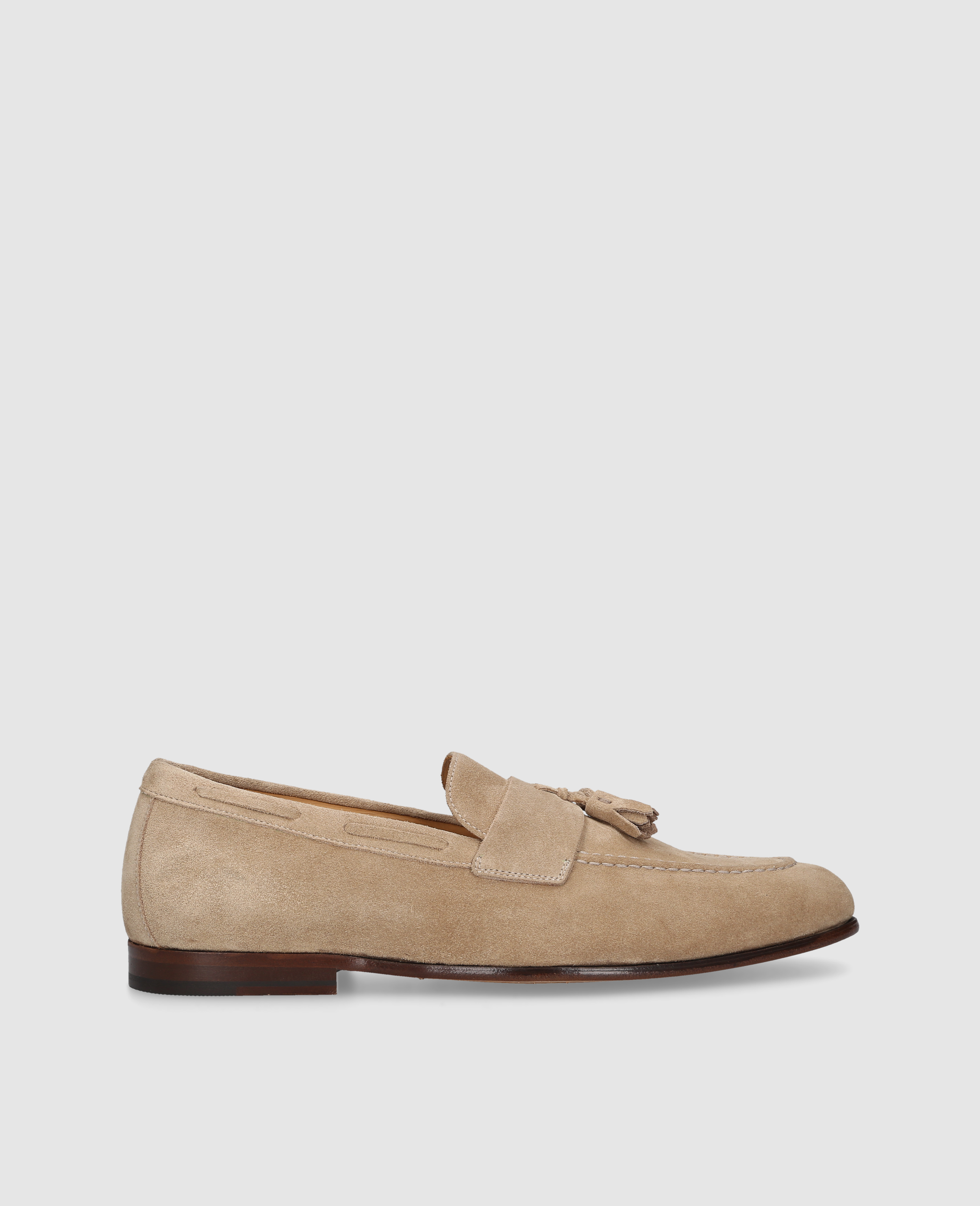heinrich-dinkelacker-amalfi-plain-tassel-loafer-hellbraun-velours image 7