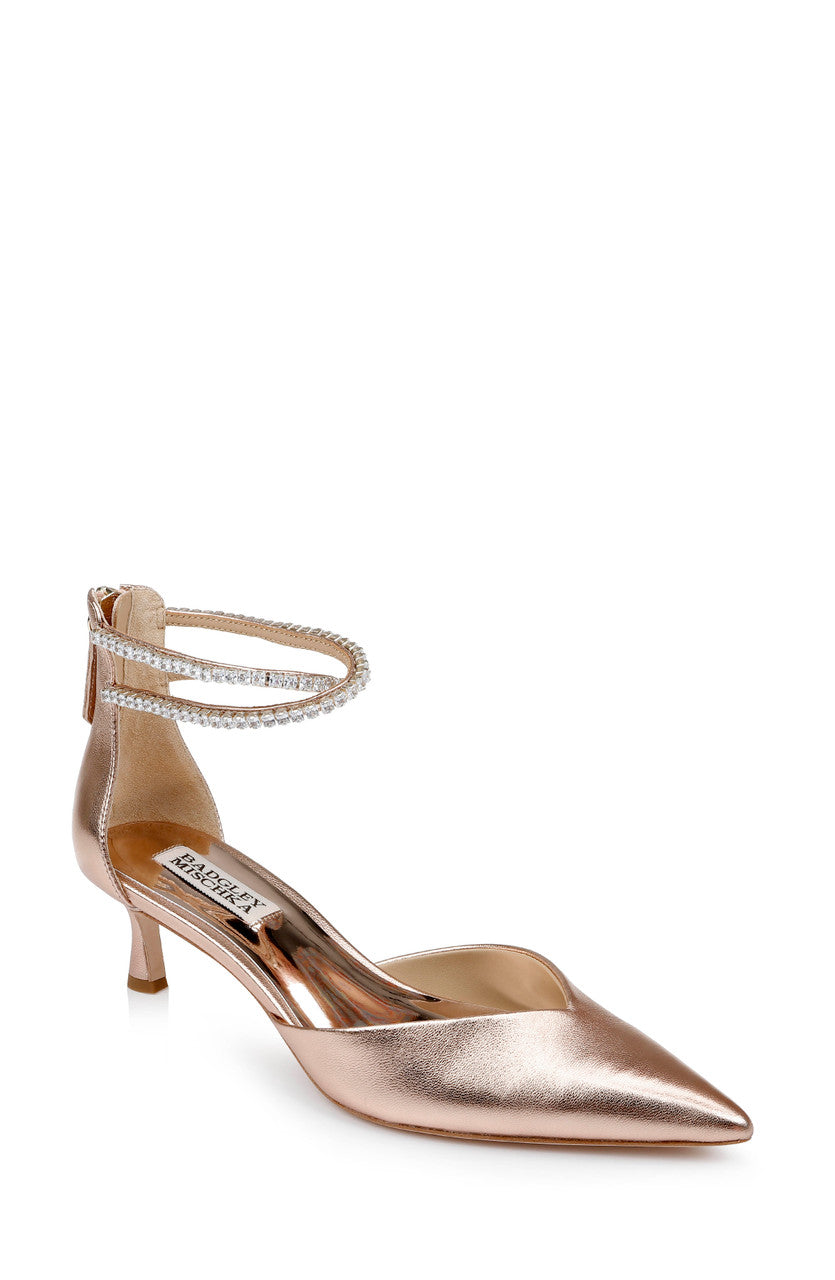 badgley-mischka-lilibeth-kitten-heels-schwarz-satin-spitz image 1