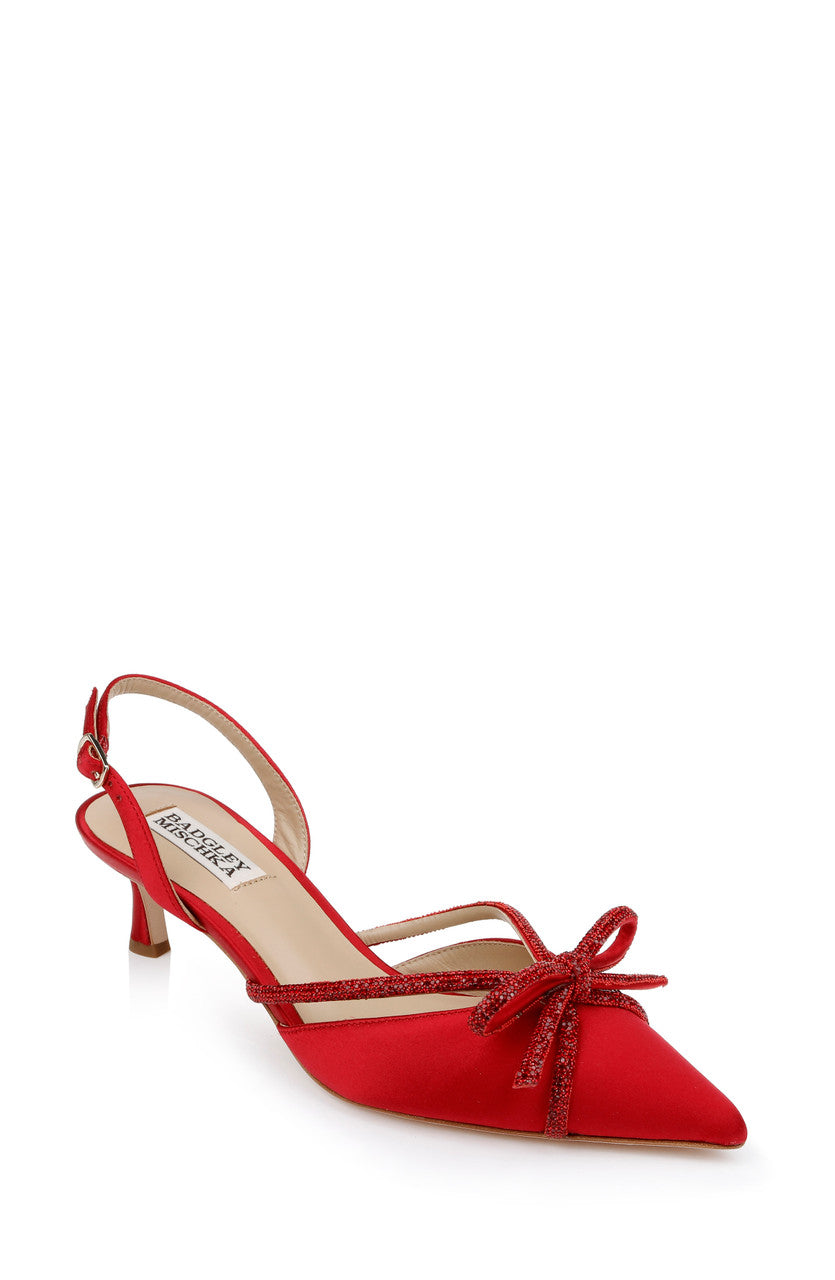 badgley-mischka-angelina-slingback-kitten-heels-pumps-wei-schleife image 2