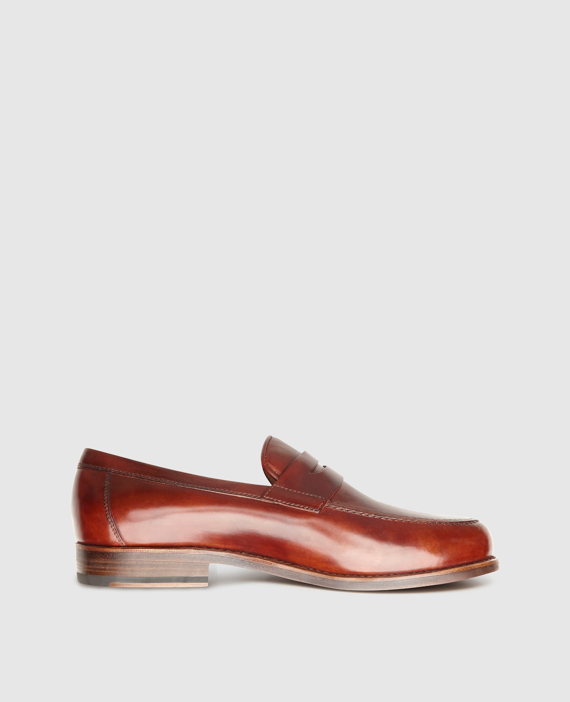 heinrich-dinkelacker-wien-plain-tc-penny-loafer-whiskey image 7