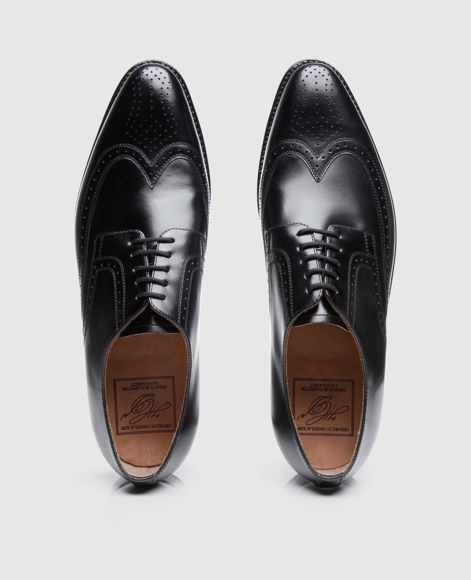 heinrich-dinkelacker-milano-full-brogue-bc-derby-schwarz image 8