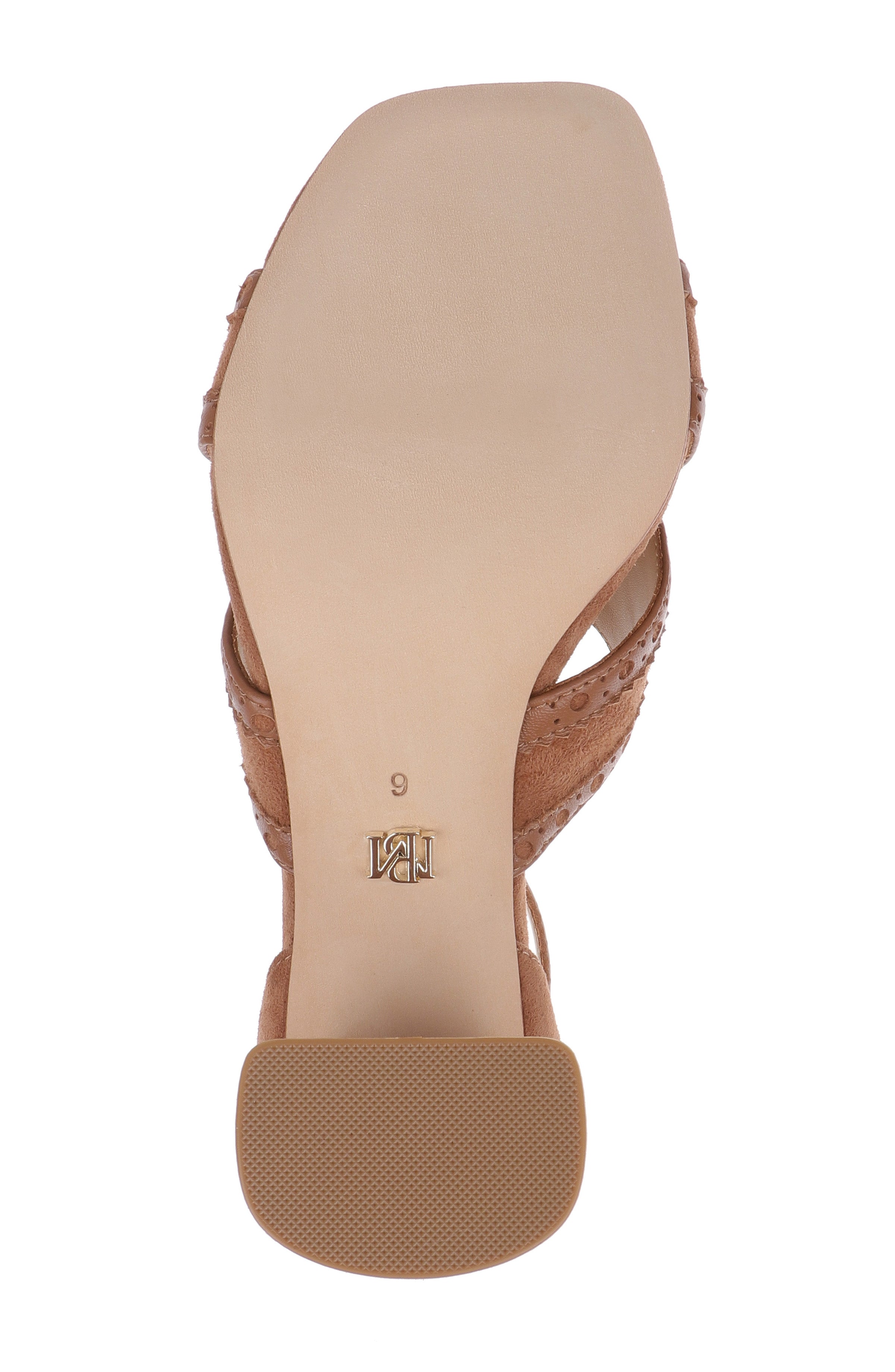 badgley-mischka-yanni-mp8212-sandalen-coffee-suede-blockabsatz image 6