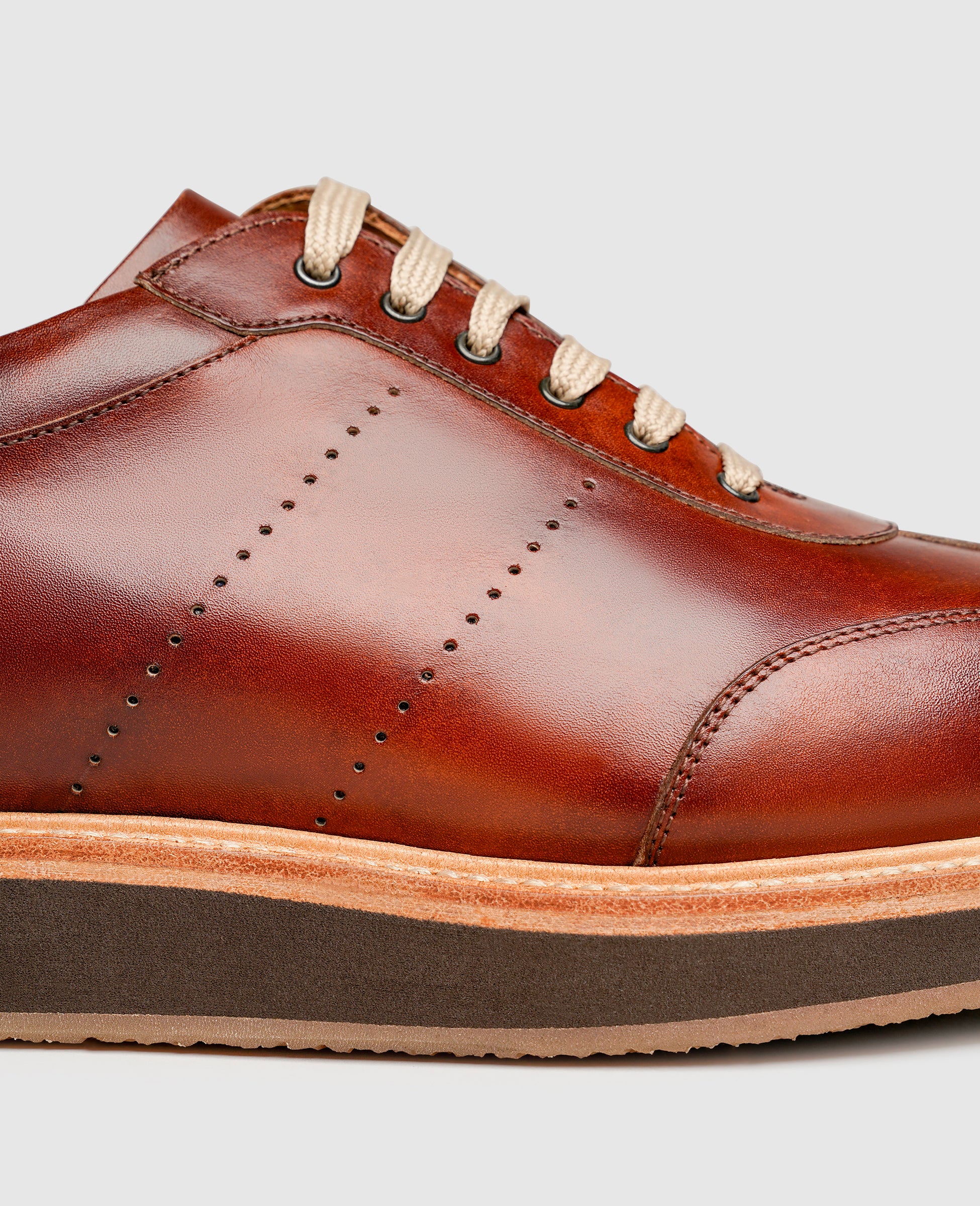 heinrich-dinkelacker-london-sneaker-tc-whiskey-glattleder image 4