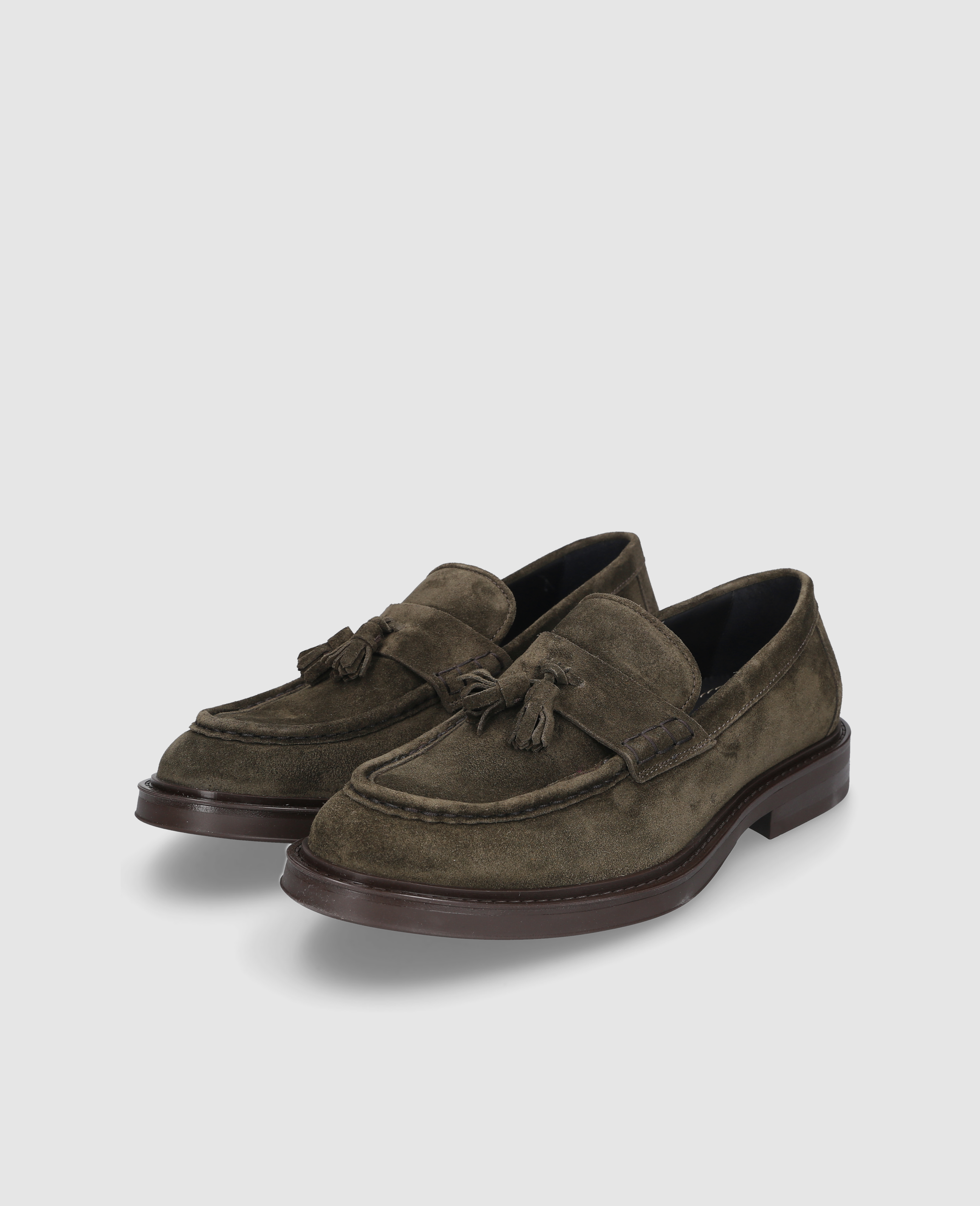 heinrich-dinkelacker-florenz-plain-v-loafer-dunkelgr-n-velours image 2