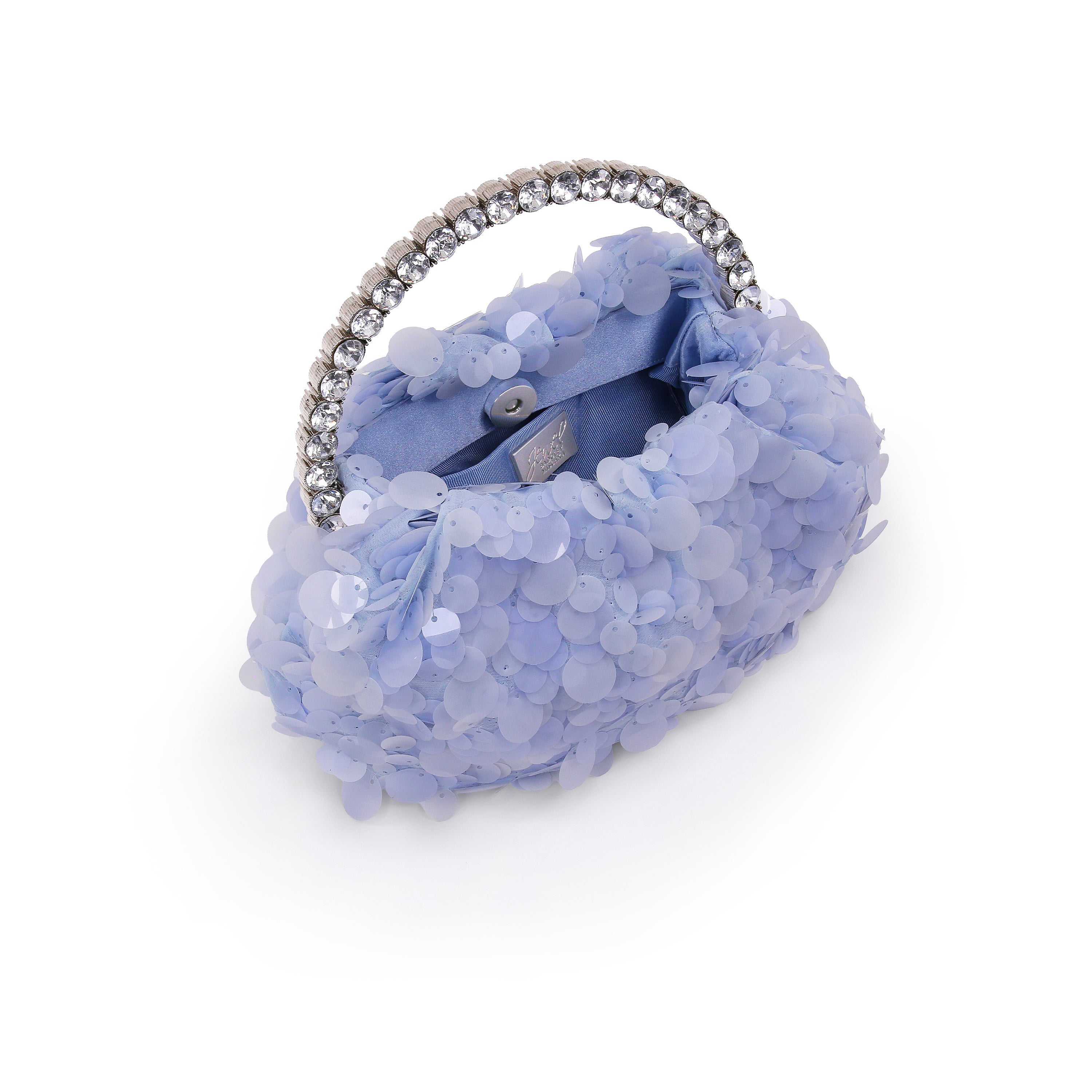 badgley-mischka-noa-pouch-clutch-blau-pailletten-perlen image 3
