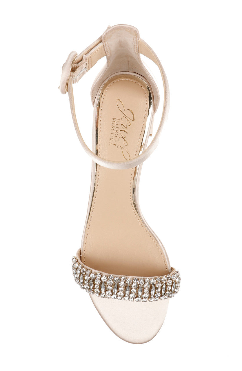 badgley-mischka-james-sandalen-champagne-strass-blockabsatz image 5