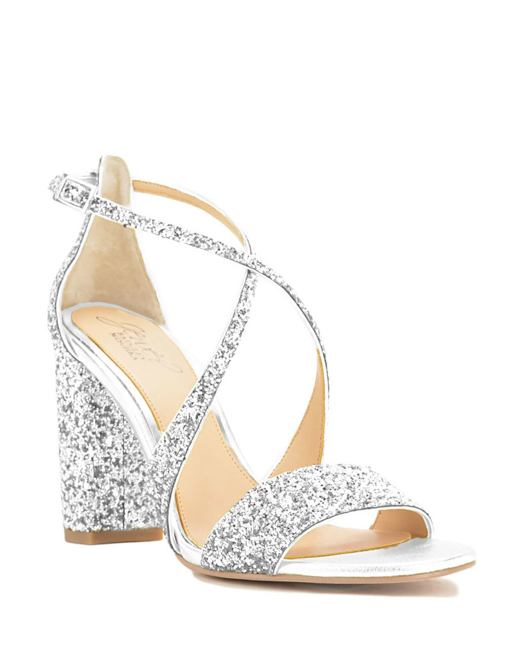 badgley-mischka-cook-abendschuhe-gold-glitter-riemchen image 4