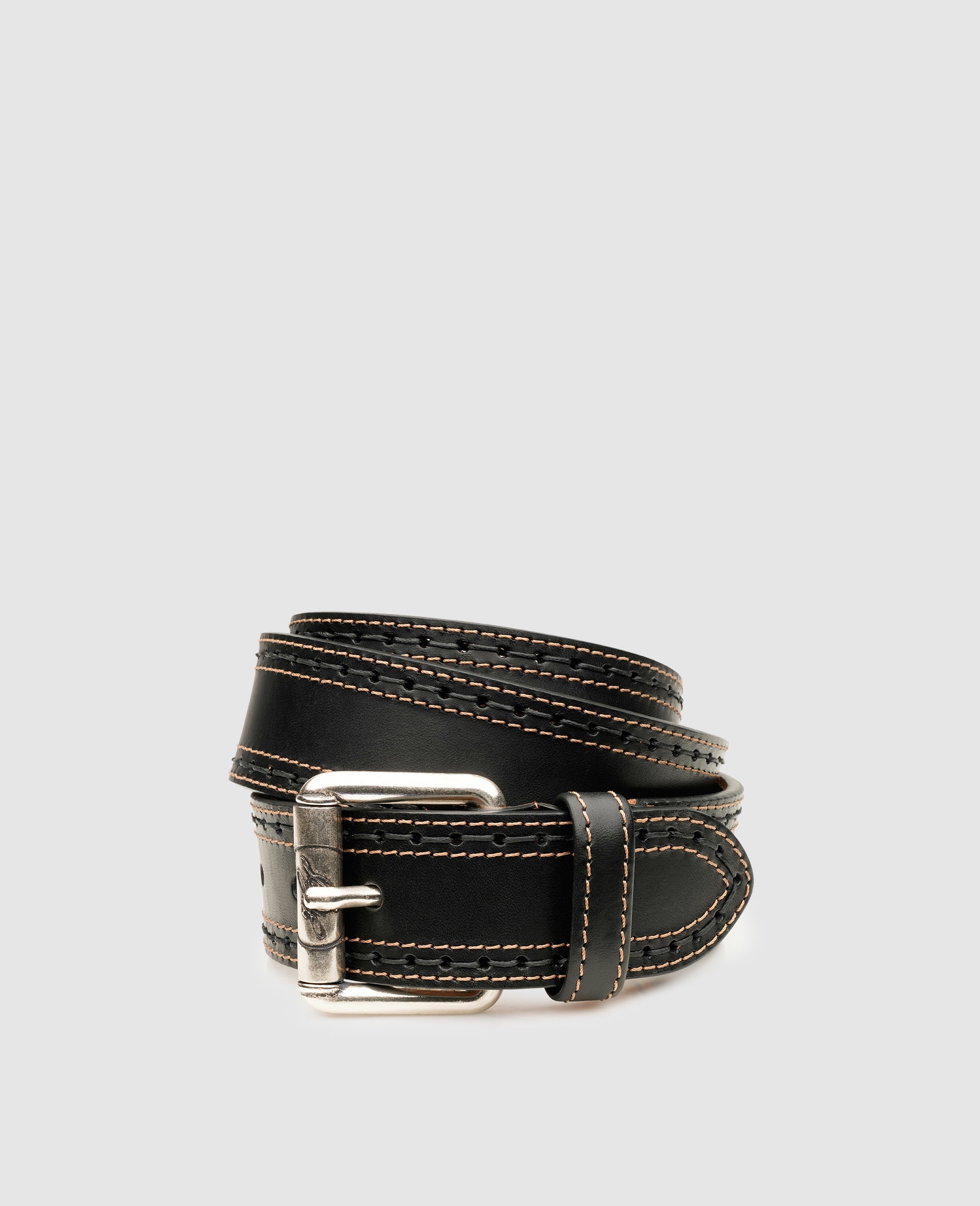 heinrich-dinkelacker-dusan-plain-lederg-rtel-schwarz-40-mm image 1