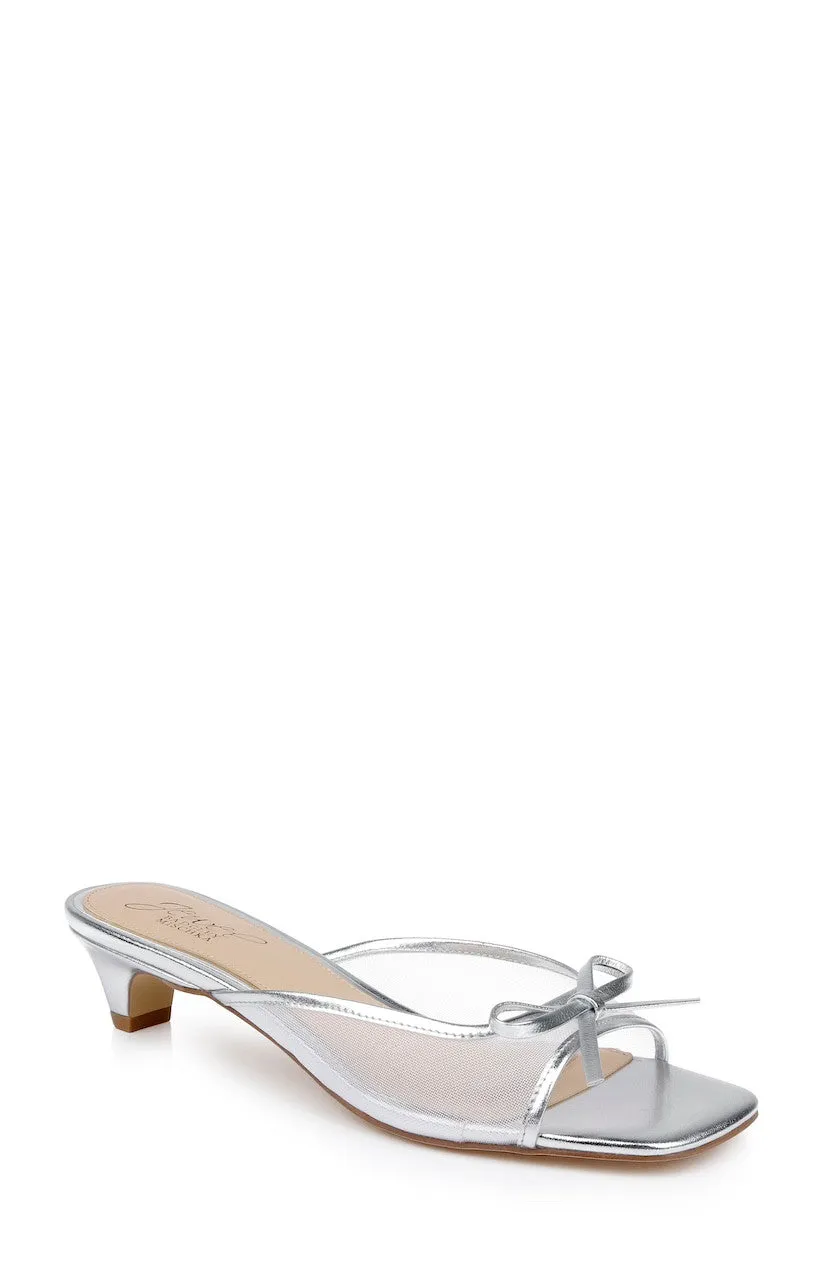 badgley-mischka-felisha-jw5512-mules-silber-leder-35-mm image 1