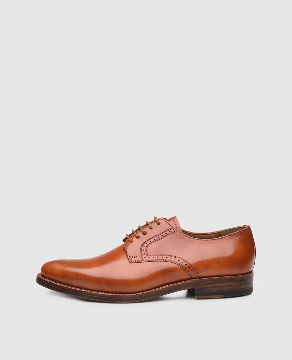 heinrich-dinkelacker-milano-plain-tc-herrenschuh-cognac-business image 1