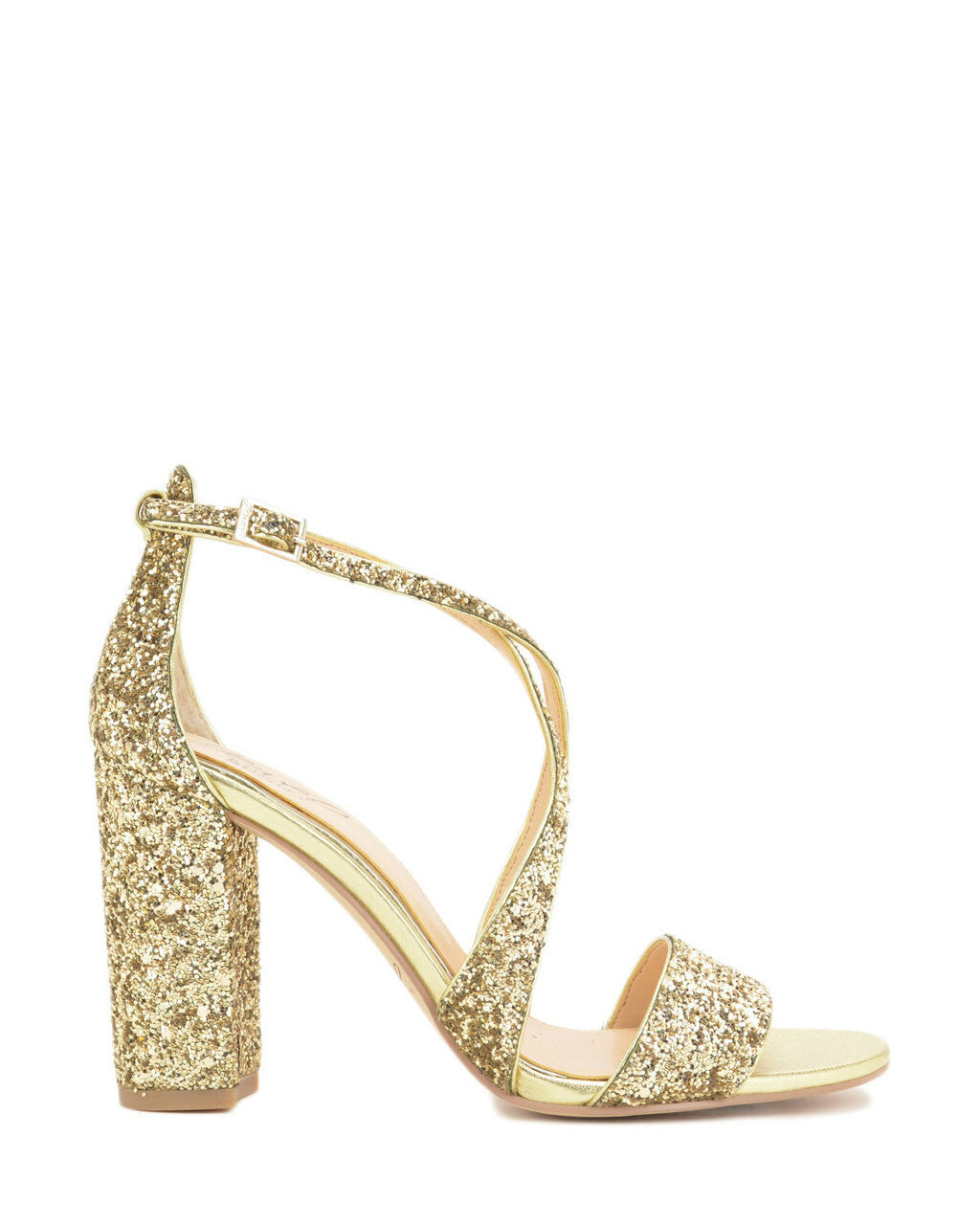 badgley-mischka-cook-abendschuhe-gold-glitter-riemchen image 2