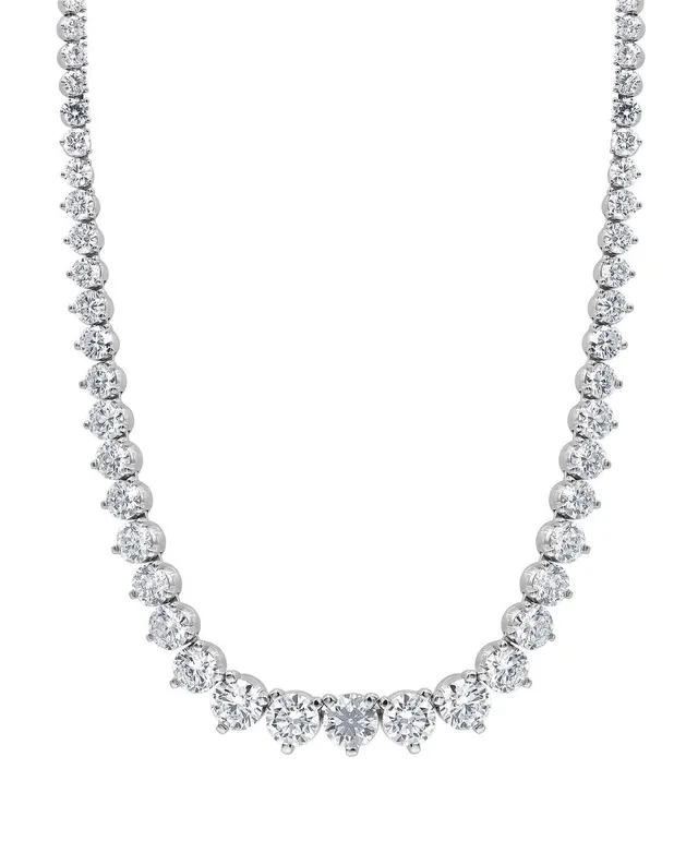 badgley-mischka-jewelry-15cttw-diamant-collier-wei-gold-14k image 1