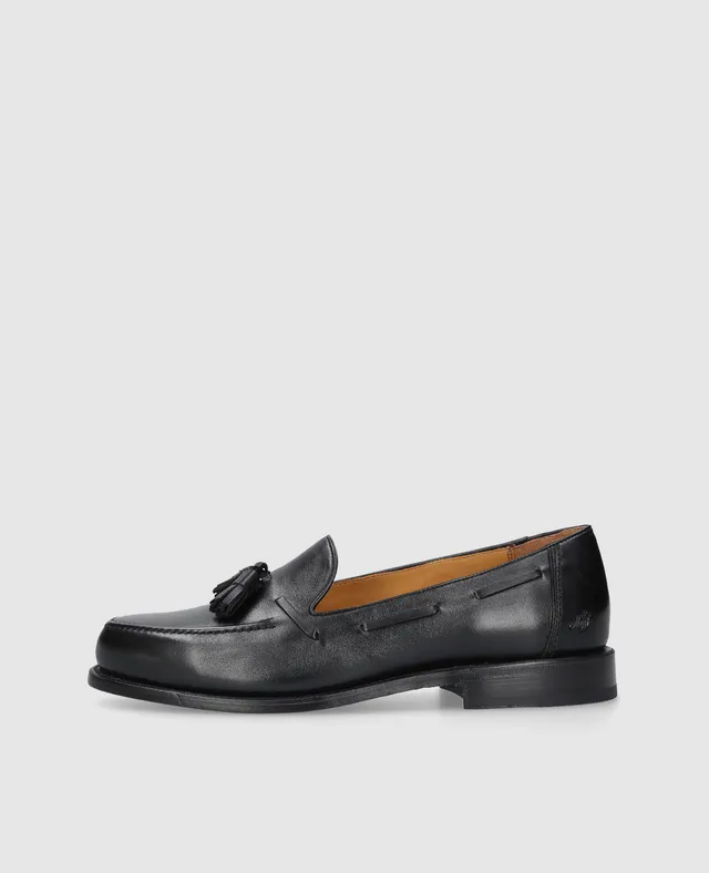 heinrich-dinkelacker-wien-plain-tassel-loafer-schwarz-nappa image 1