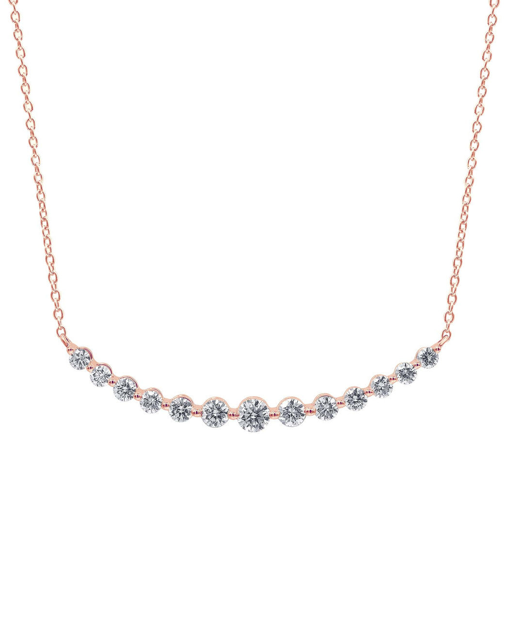 badgley-mischka-curved-bar-diamant-collier-14k-wei-gold image 7
