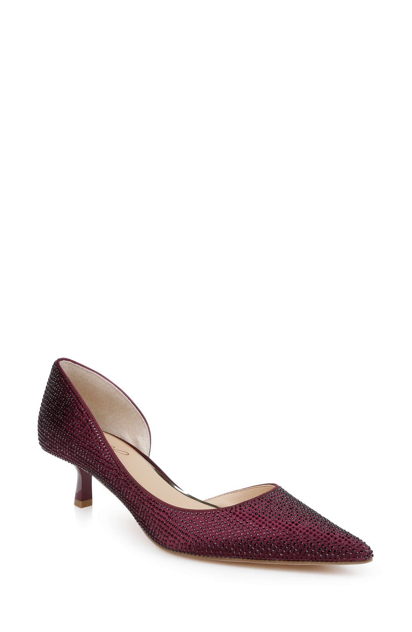 badgley-mischka-teegan-kitten-pumps-silber-strass-45mm image 1