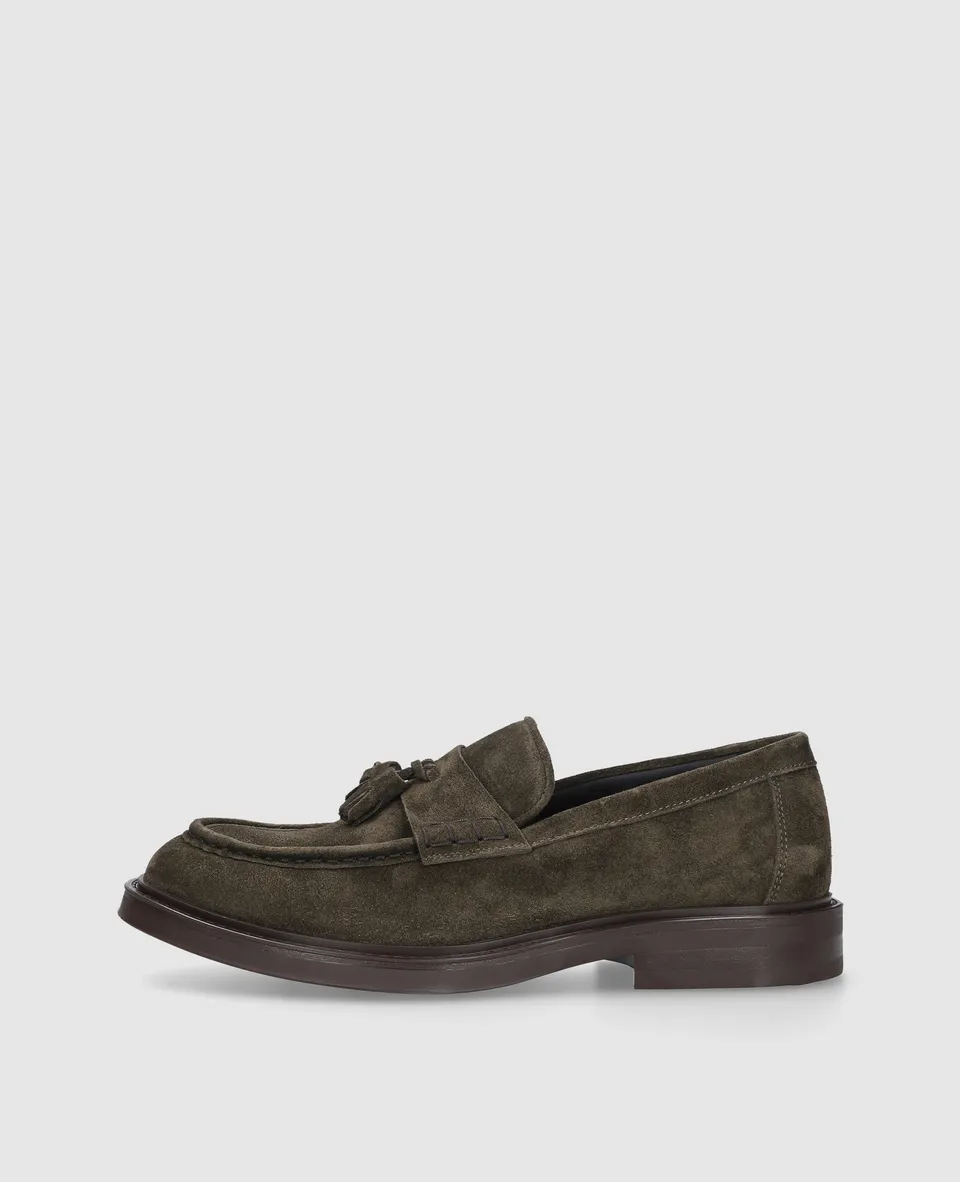 heinrich-dinkelacker-florenz-plain-v-loafer-dunkelgr-n-velours image 1
