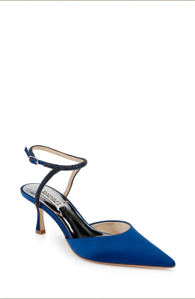 badgley-mischka-autumn-mp7534-pumps-wei-satin-kitten-absatz image 1