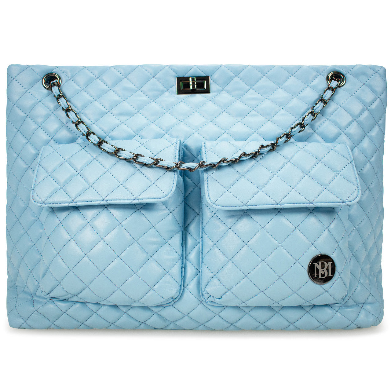 badgley-mischka-diana-weekender-tote-schwarz-vegan-gesteppt image 8