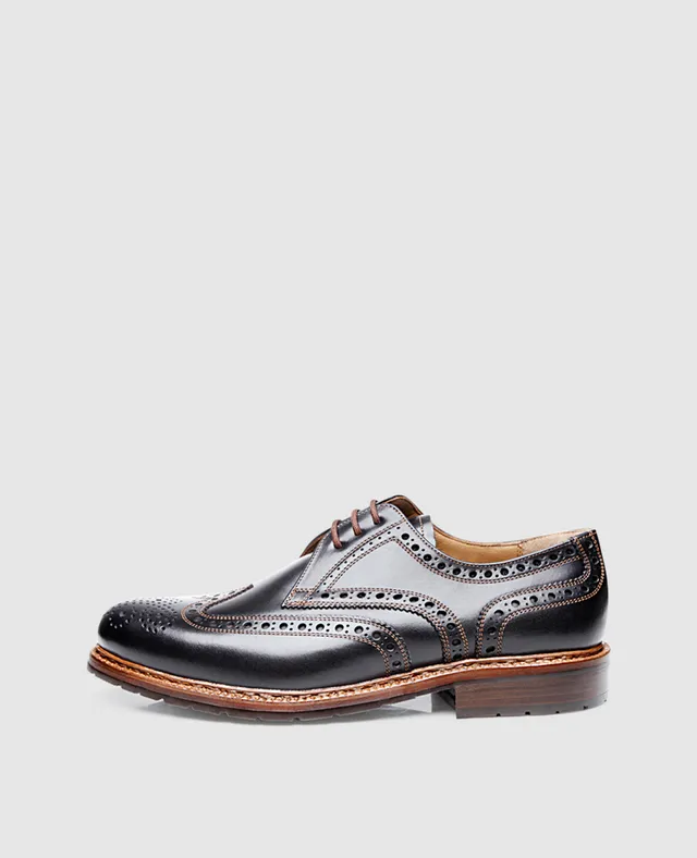 heinrich-dinkelacker-janosh-k-full-brogue-derby-schwarz image 1
