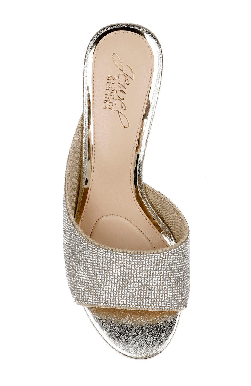 badgley-mischka-haya-mules-metallic-light-gold-kristall-75mm image 5