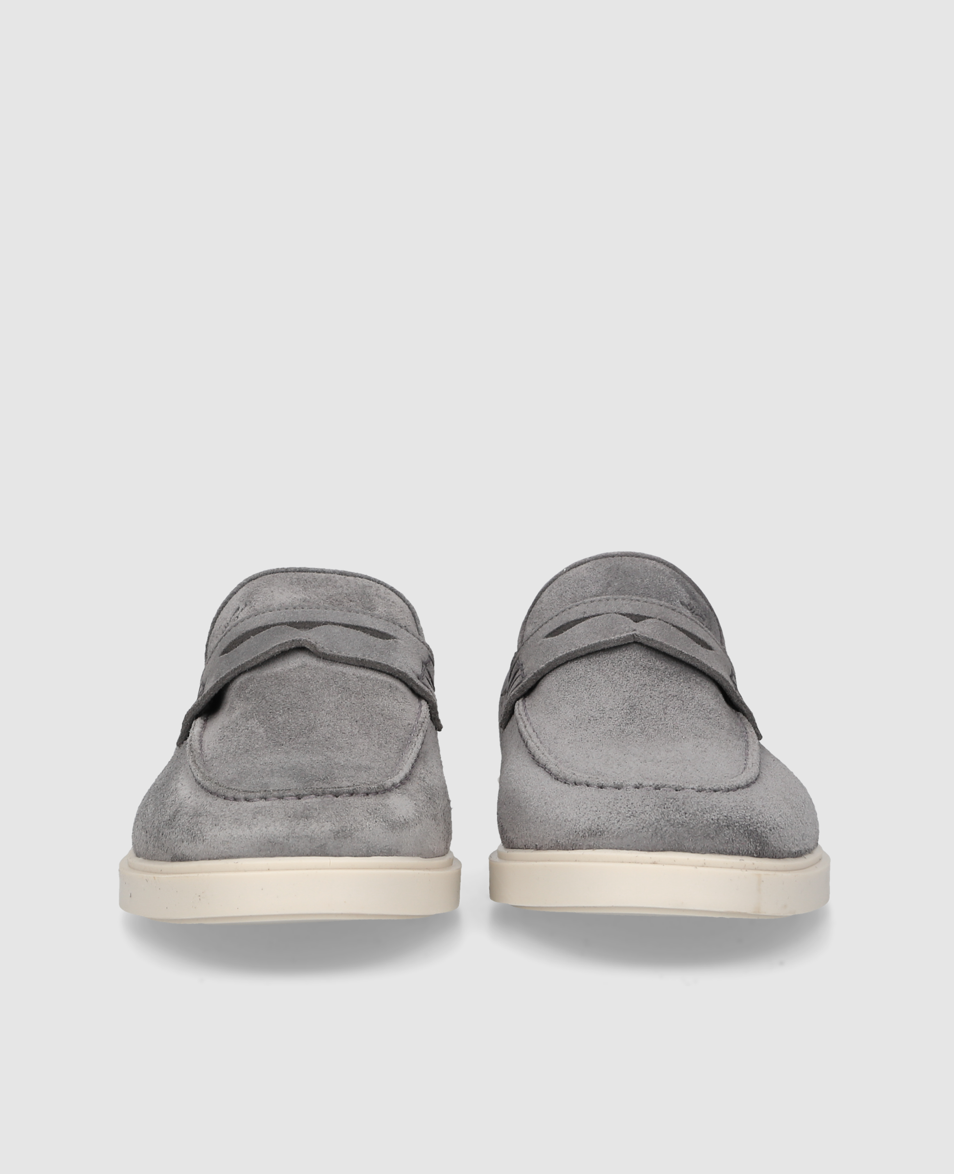 heinrich-dinkelacker-genua-penny-v-loafer-grau-kalbsvelours image 5