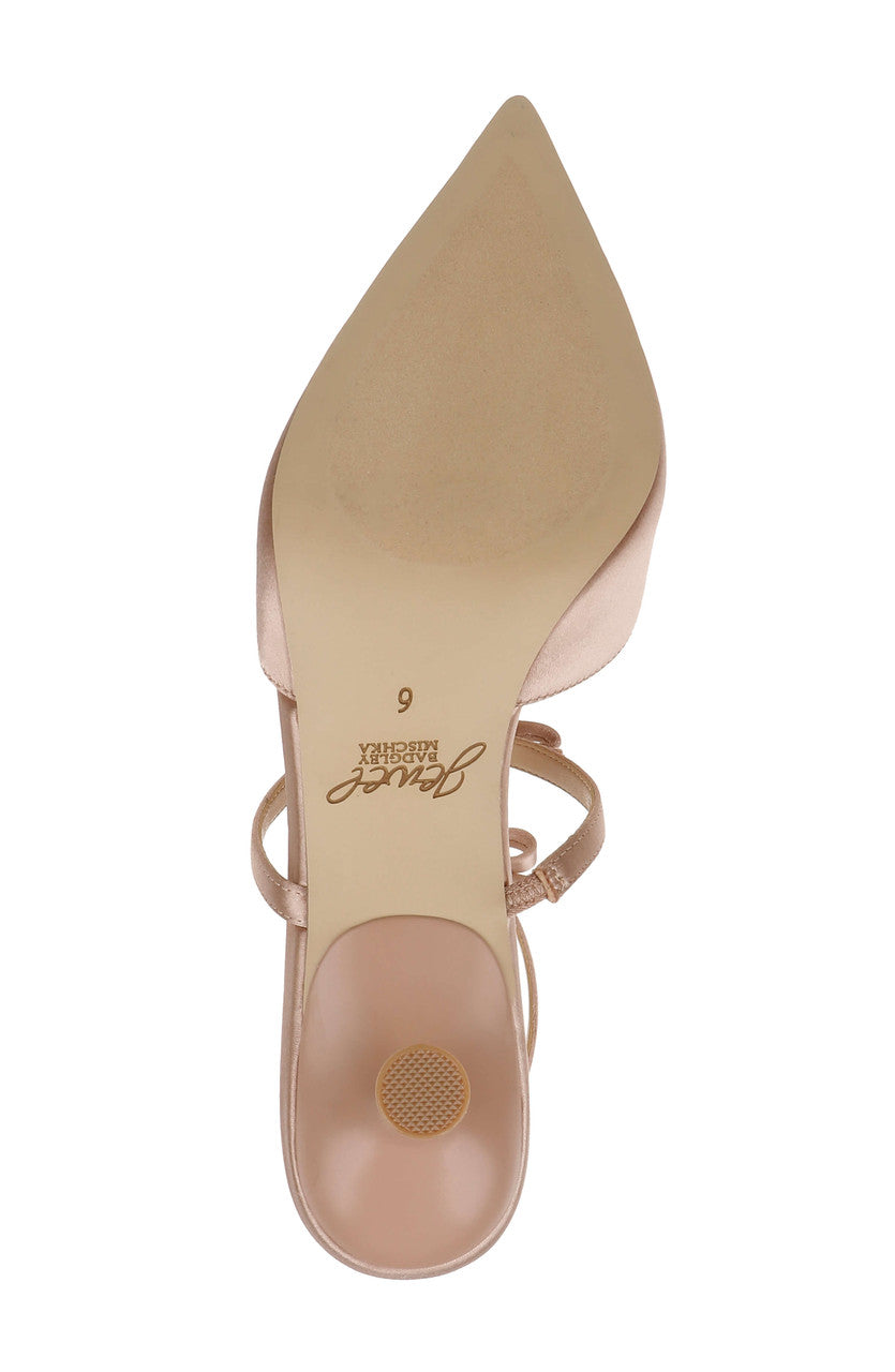badgley-mischka-elisabetta-pumps-nude-satin-55-mm-absatz image 6