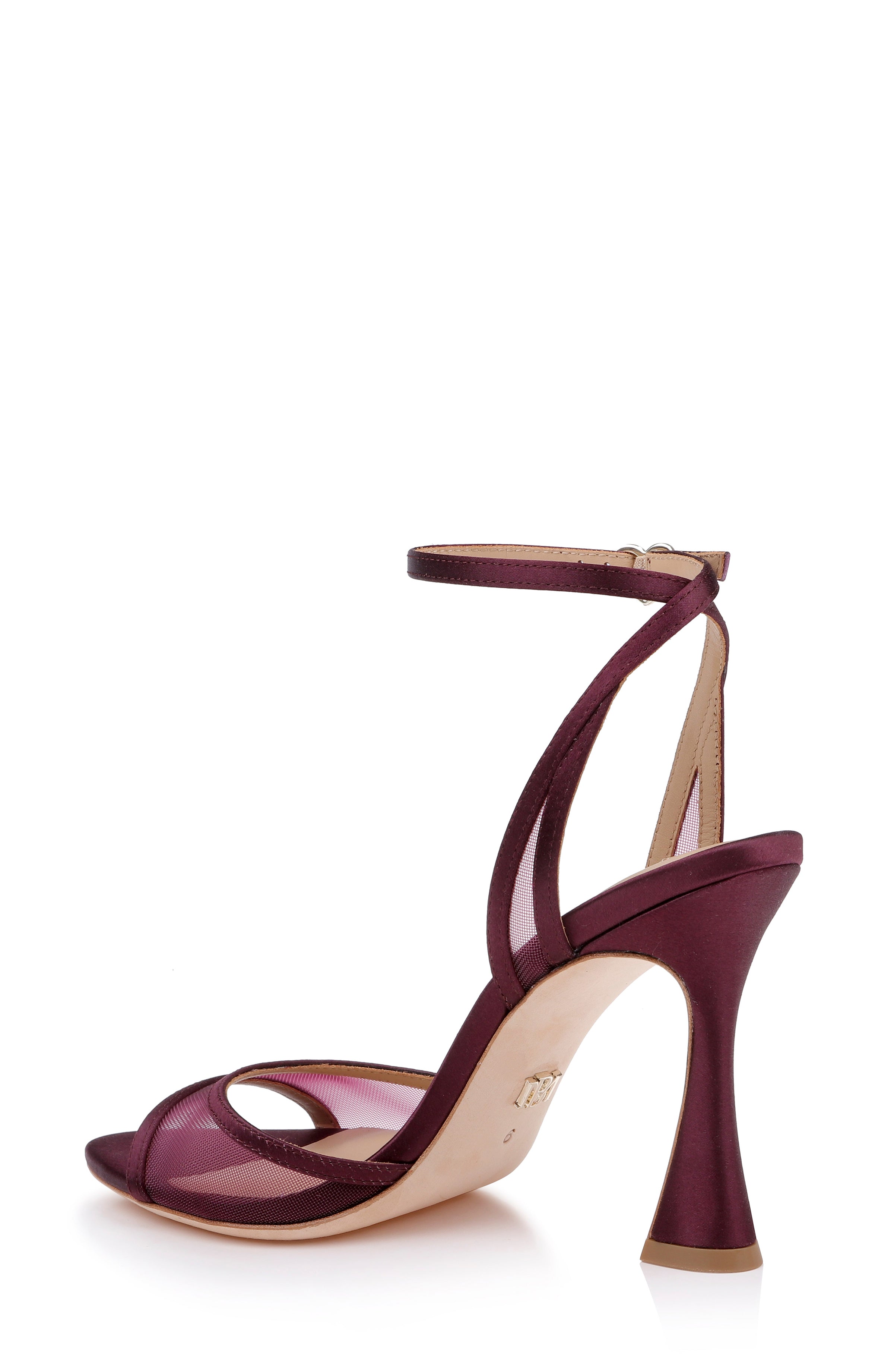 badgley-mischka-ysabel-sandale-white-satin-mesh-95mm-braut image 3