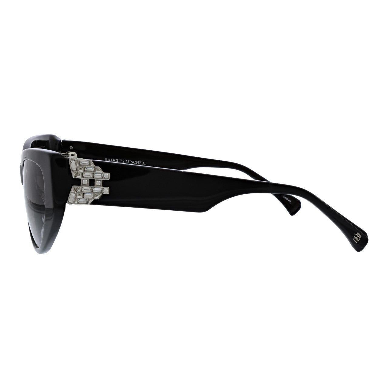 badgley-mischka-vivianne-sonnenbrille-schwarz-cat-eye-acetat image 2