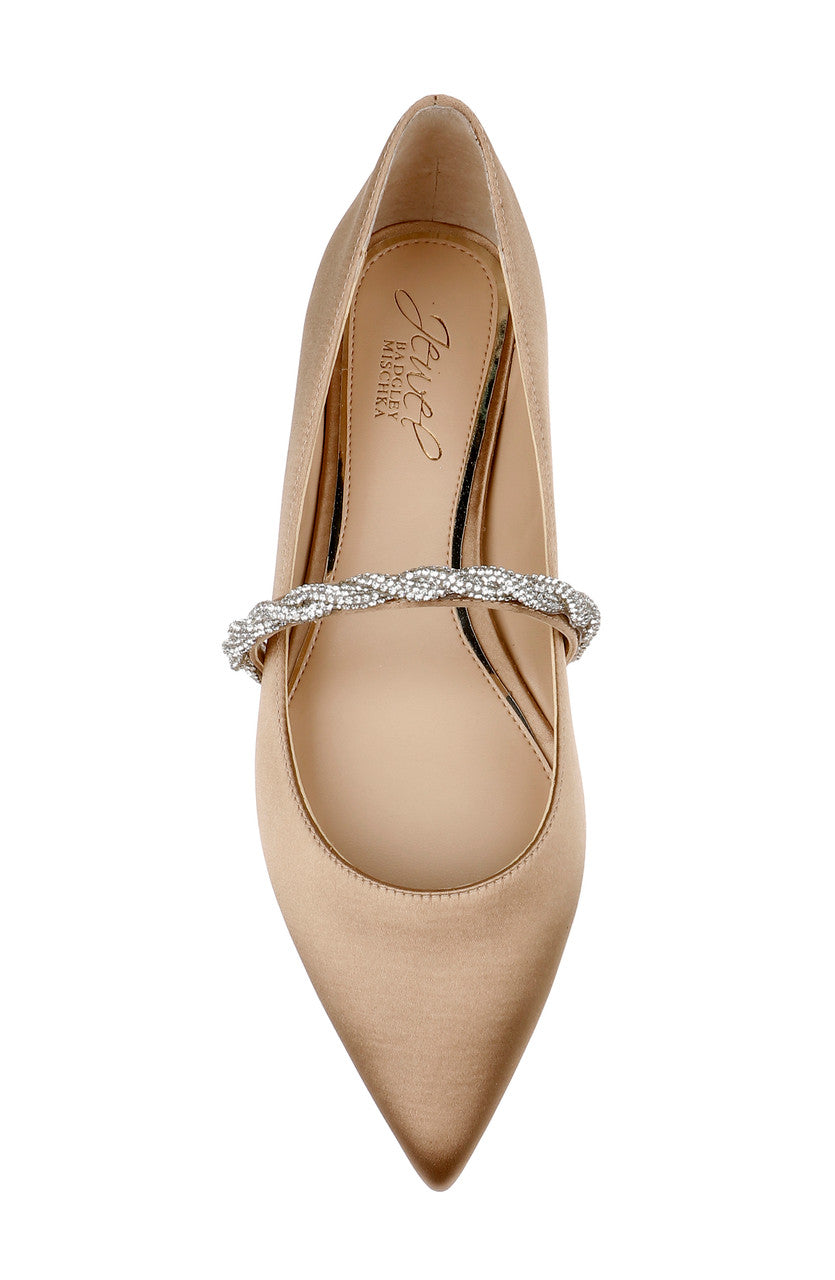 badgley-mischka-vana-flats-silber-ballerinas-strass image 5