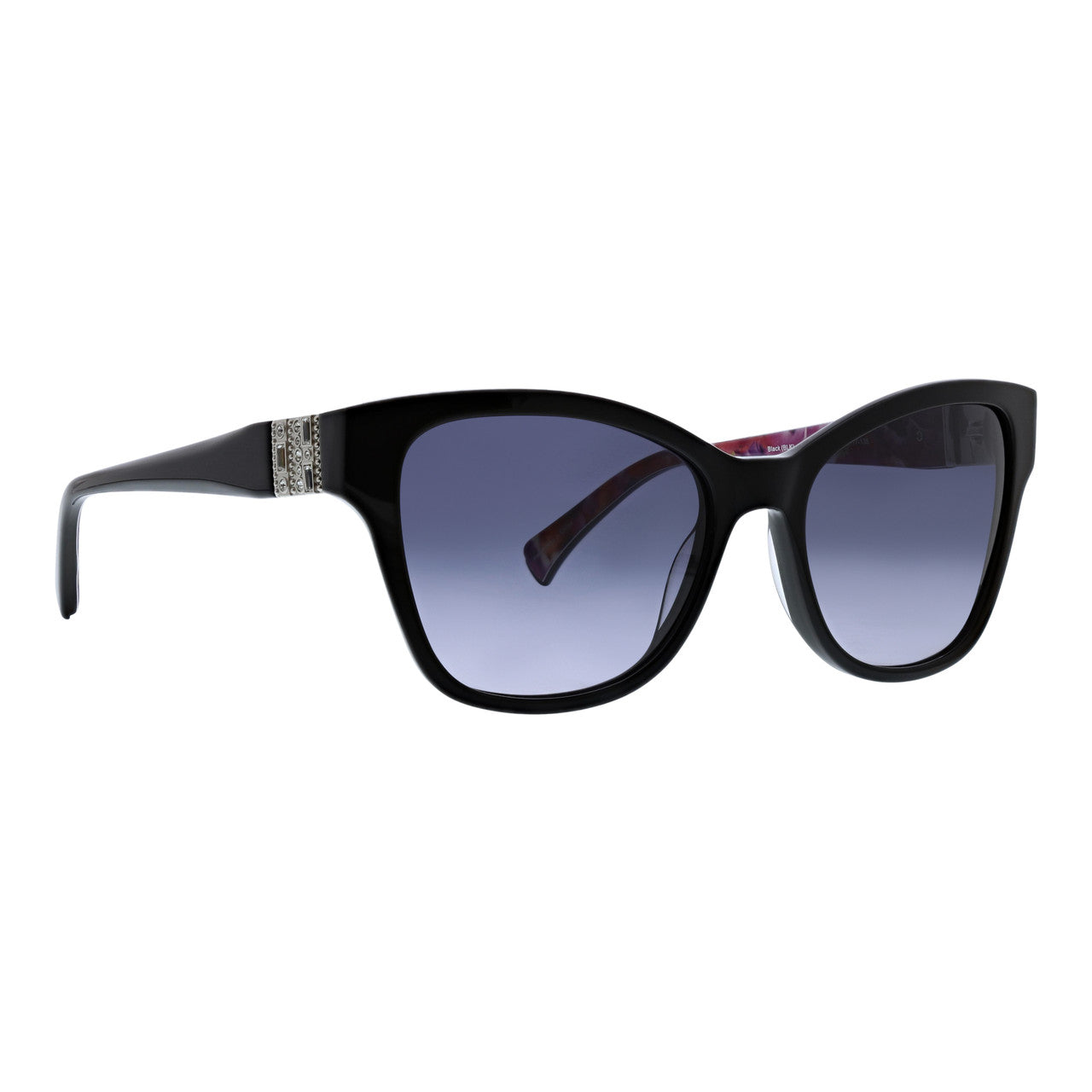 badgley-mischka-evonne-sonnenbrille-schwarz-blumen image 5