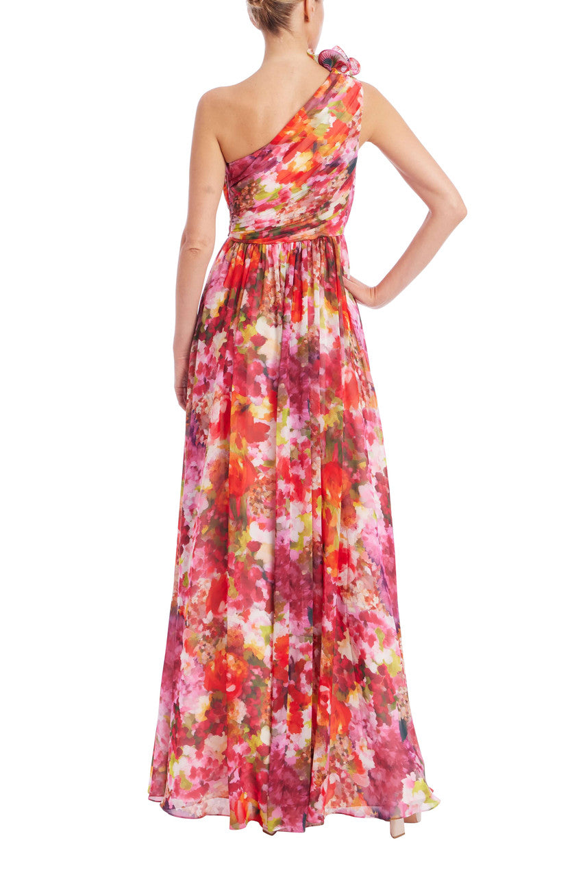 badgley-mischka-one-shoulder-abendkleid-pink-multi-gr-40 image 4