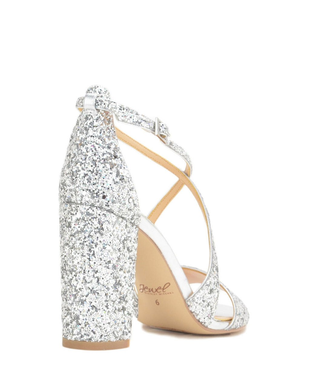 badgley-mischka-cook-abendschuhe-gold-glitter-riemchen image 6
