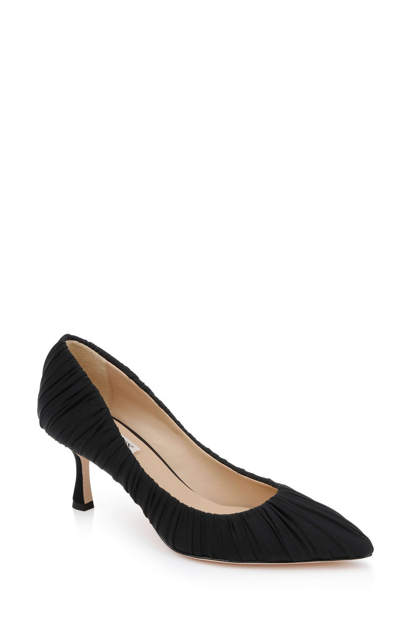 badgley-mischka-verity-pumps-ivory-fabric-kitten-heel image 7