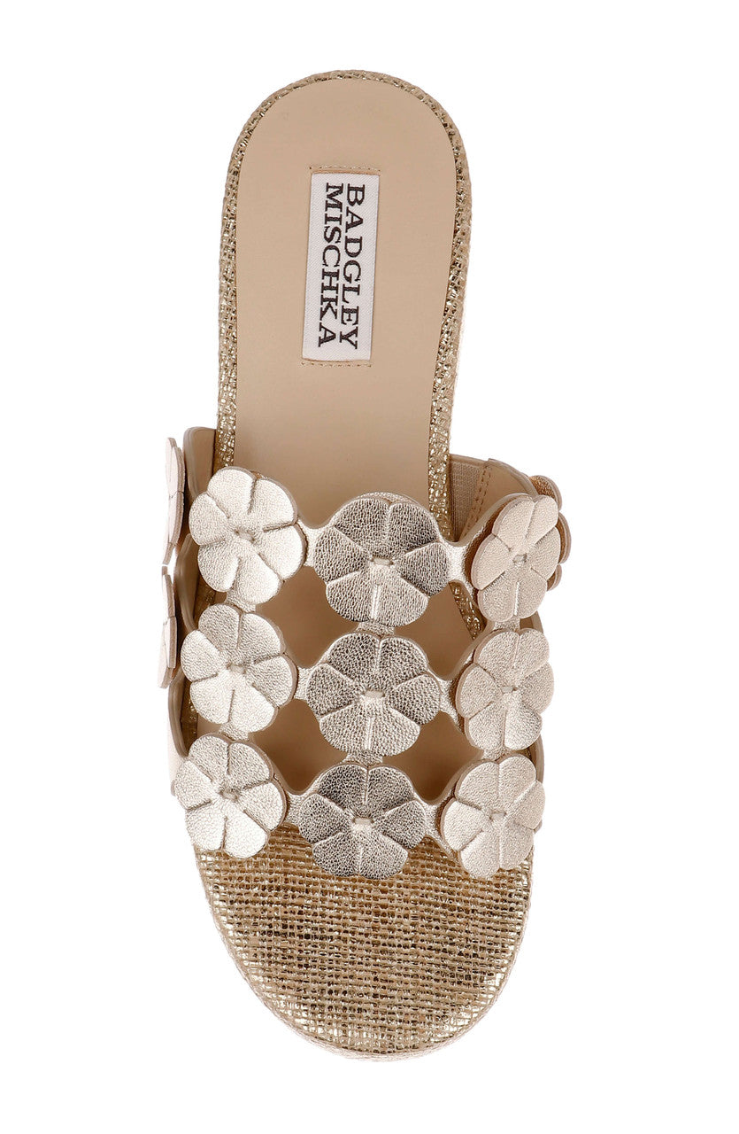 badgley-mischka-wendall-plateau-pantolette-gold-lederblume image 5