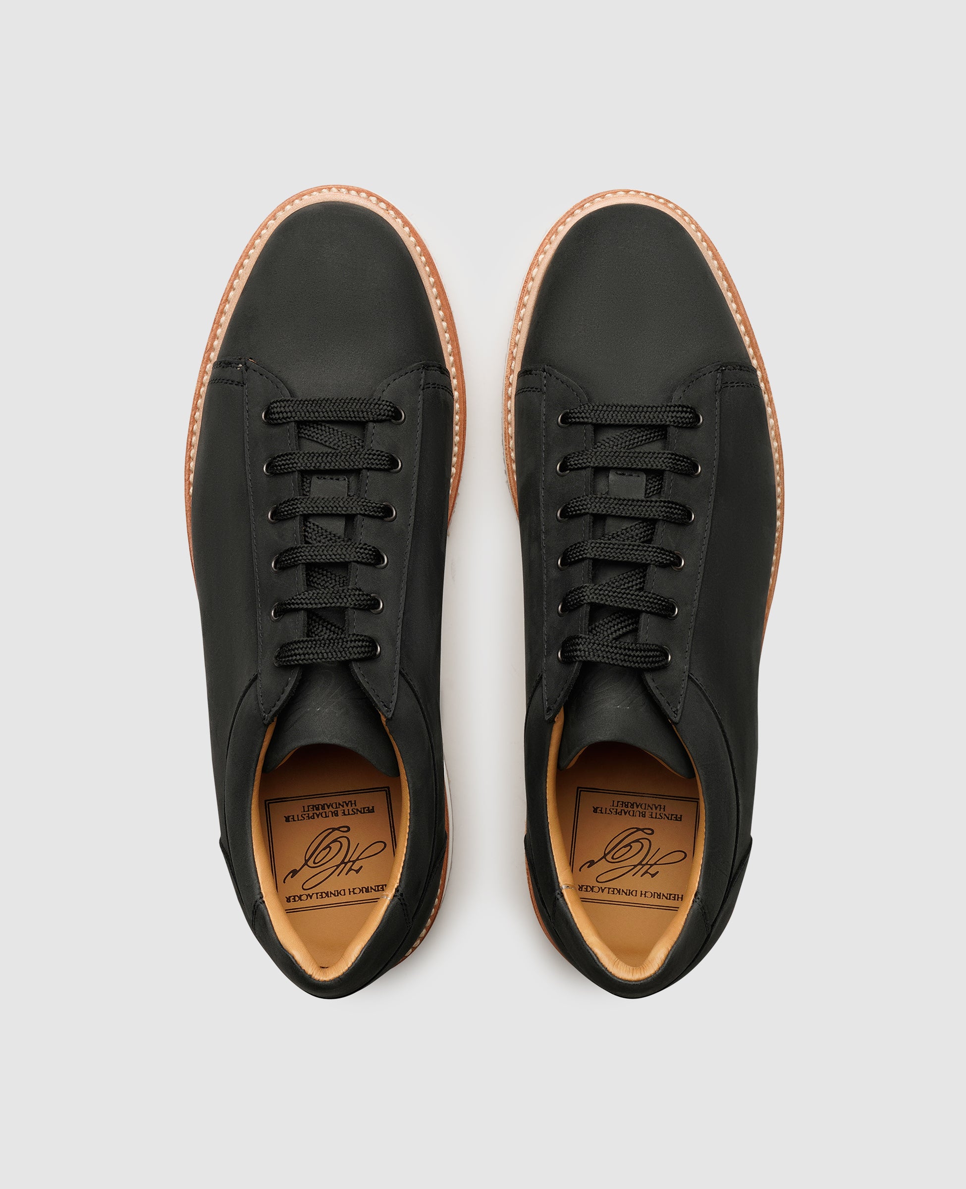 heinrich-dinkelacker-london-sneaker-j-sneaker-schwarz-fettnubuk image 6