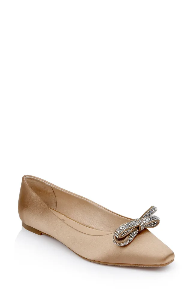 badgley-mischka-hesther-ballerina-schwarz-strass-schleife image 1