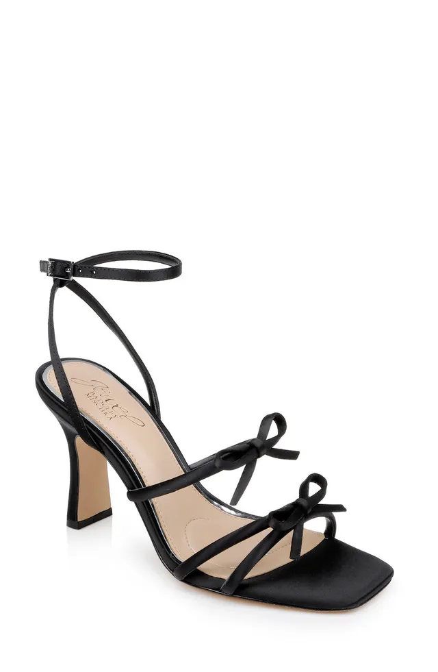 badgley-mischka-kiyomi-sandalen-schwarz-satin-schleifen-stiletto image 1