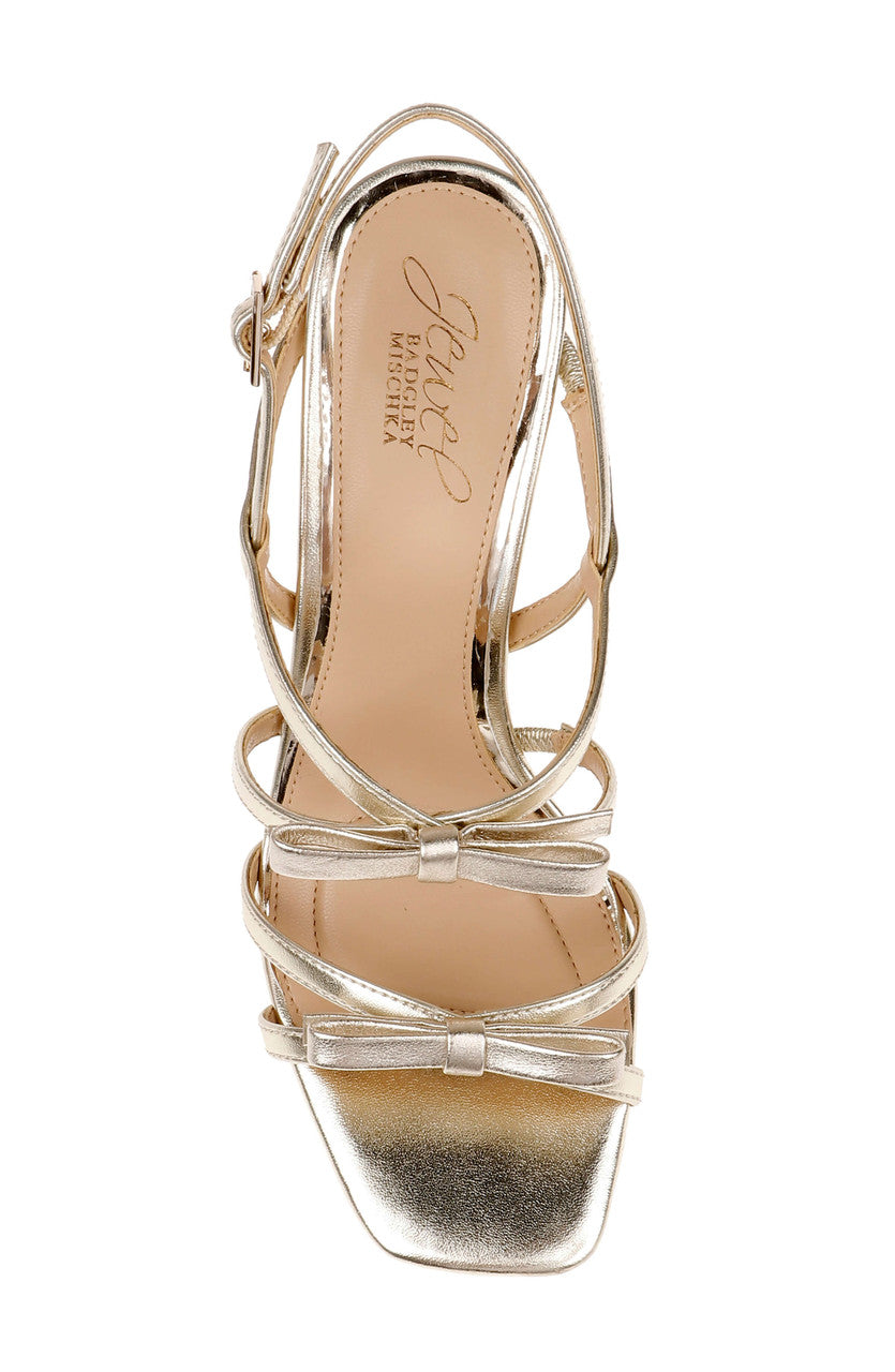 badgley-mischka-eliza-sandalen-gold-metallic-blockabsatz image 5