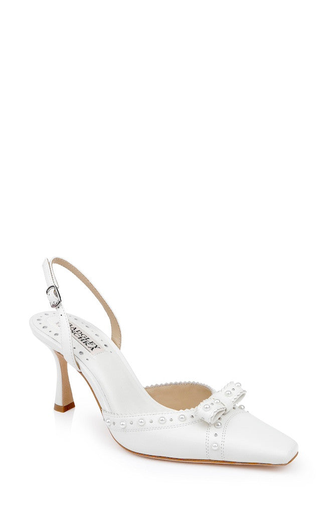 badgley-mischka-gizelle-mp7814-pumps-silber-leder-schleife-75mm image 7