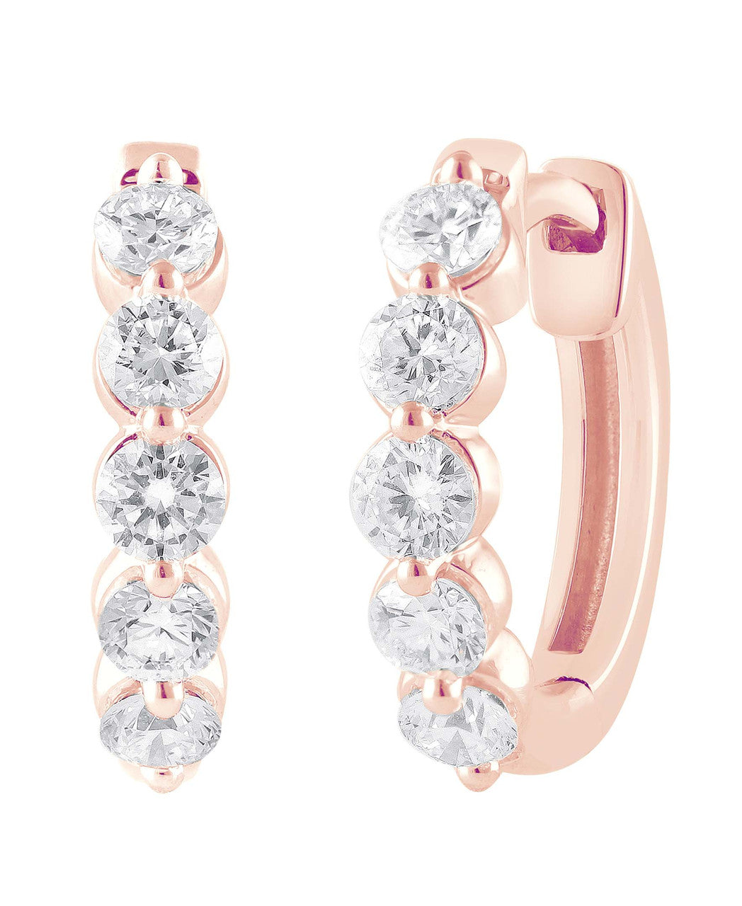 badgley-mischka-small-diamond-hoops-ohrringe-wei-gold-14k image 8