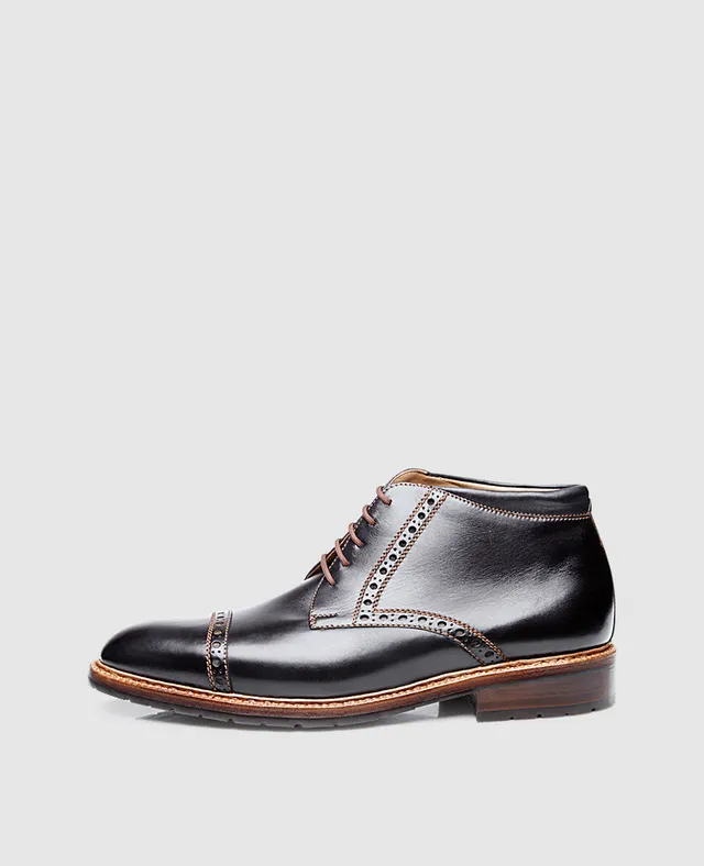 heinrich-dinkelacker-luzern-quarter-brogue-sc-boot-schwarz image 1