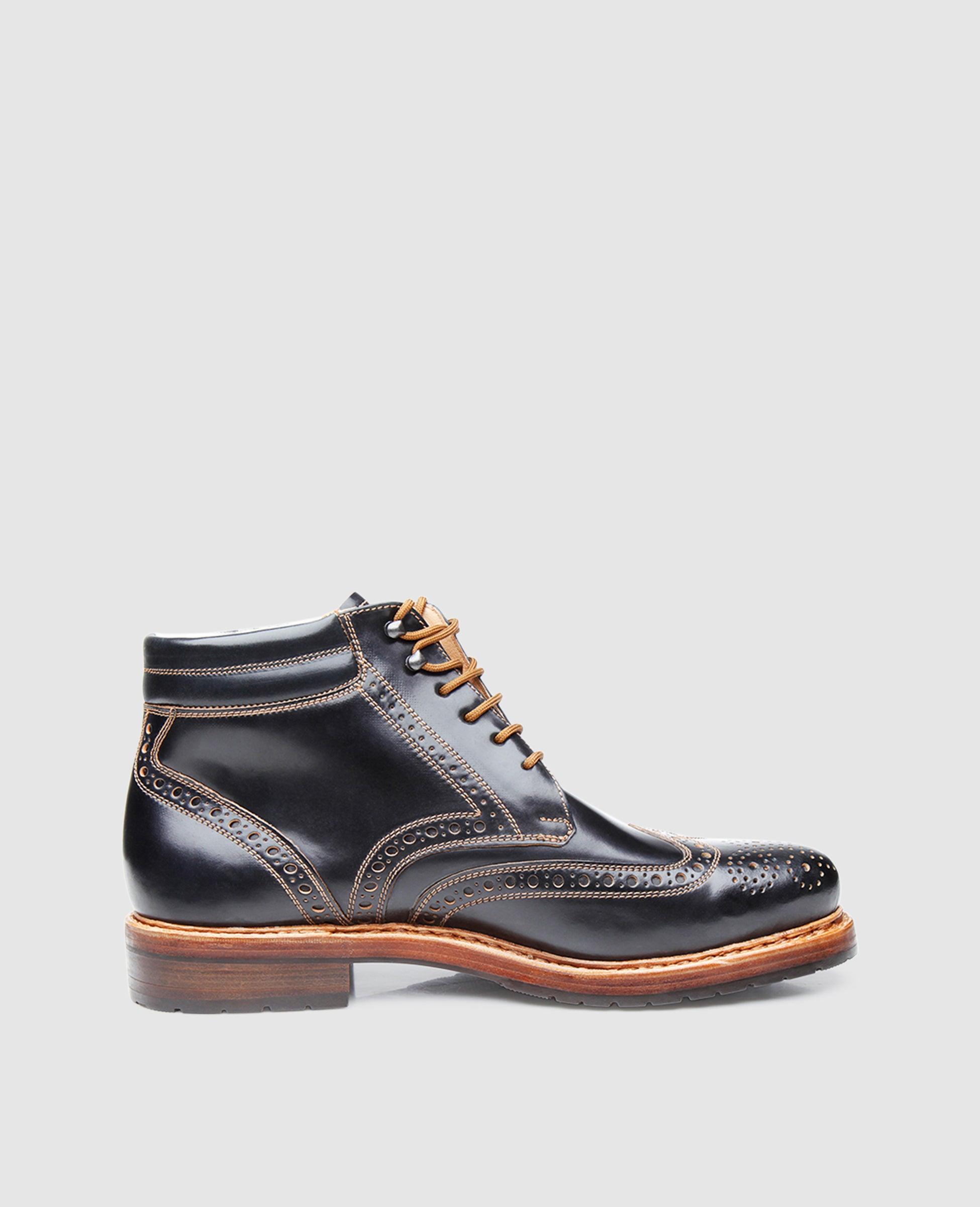 heinrich-dinkelacker-buda-full-brogue-c-boot-schwarz-cordovan-2 image 3