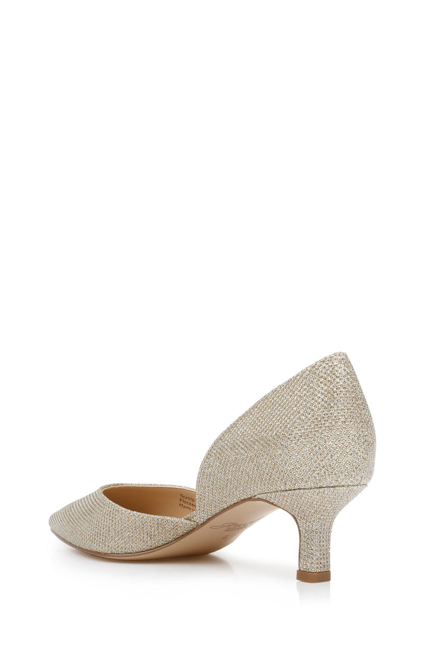 badgley-mischka-dotty-pumps-gold-glitzer-kitten-heel image 4