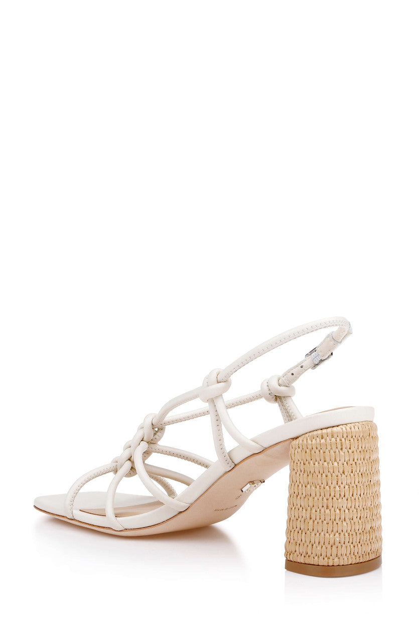 badgley-mischka-xiara-slingback-sandale-creme-leder-blockabsatz image 3