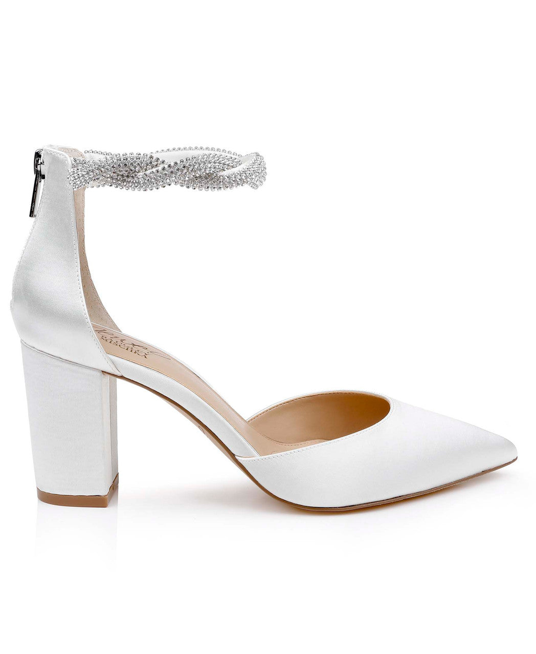 badgley-mischka-tinsley-pumps-gold-glitter-blockabsatz image 4