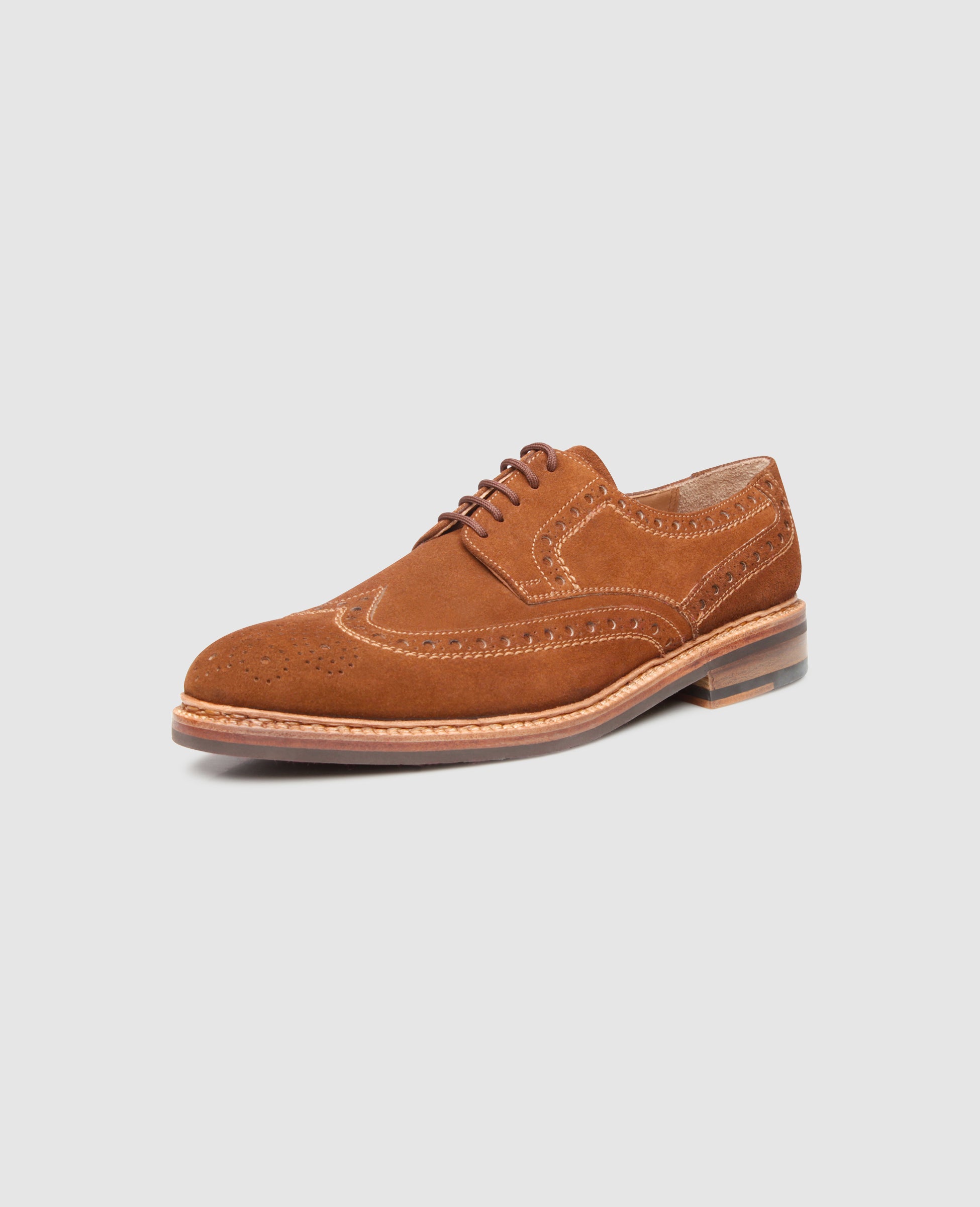 heinrich-dinkelacker-luzern-full-brogue-v-herrenschuh-hellbraun-velours image 2