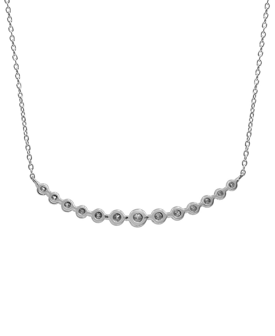 badgley-mischka-curved-bar-diamant-collier-14k-wei-gold image 3