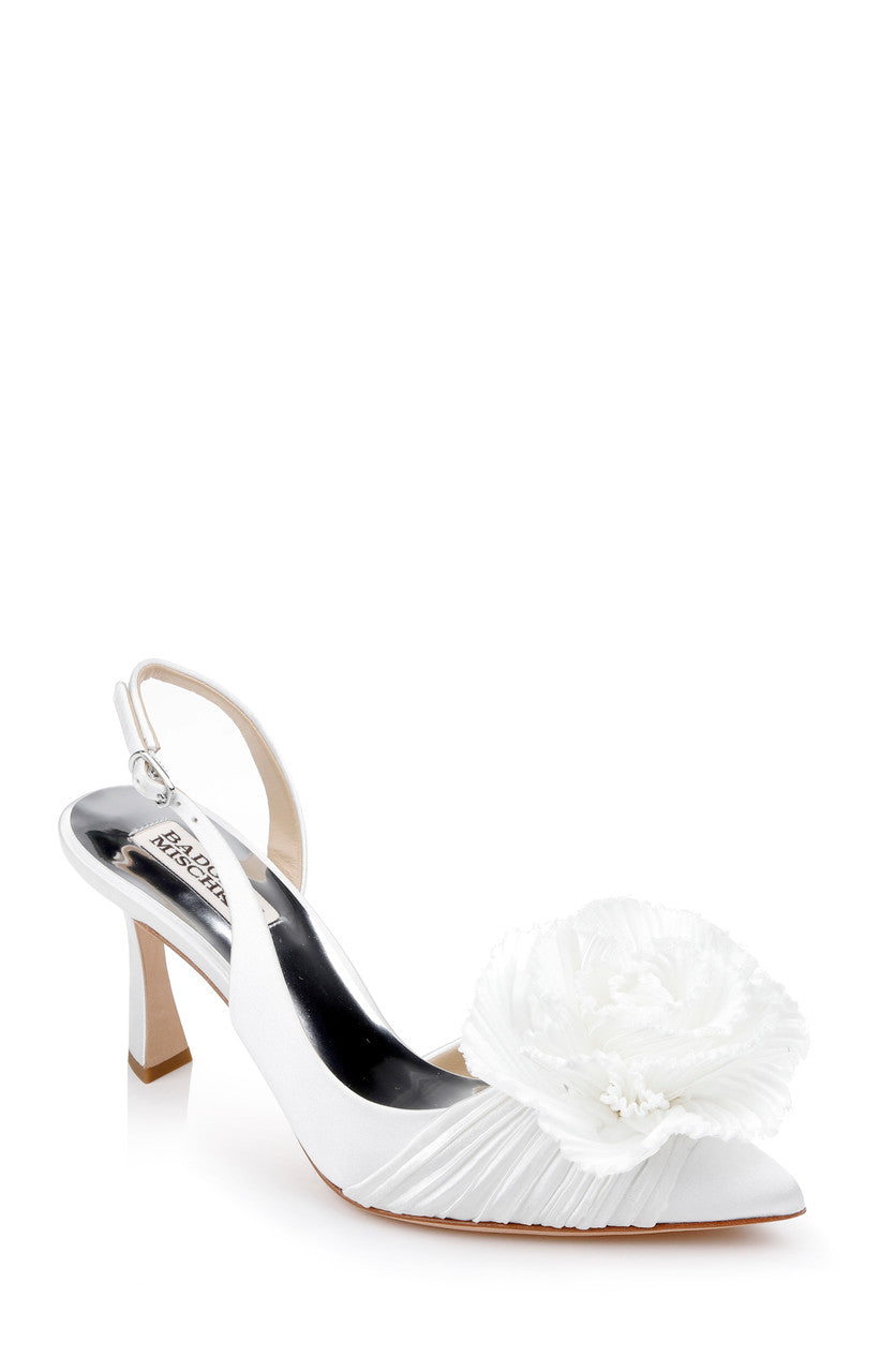 badgley-mischka-blaire-slingpumps-wei-satin-80mm image 7
